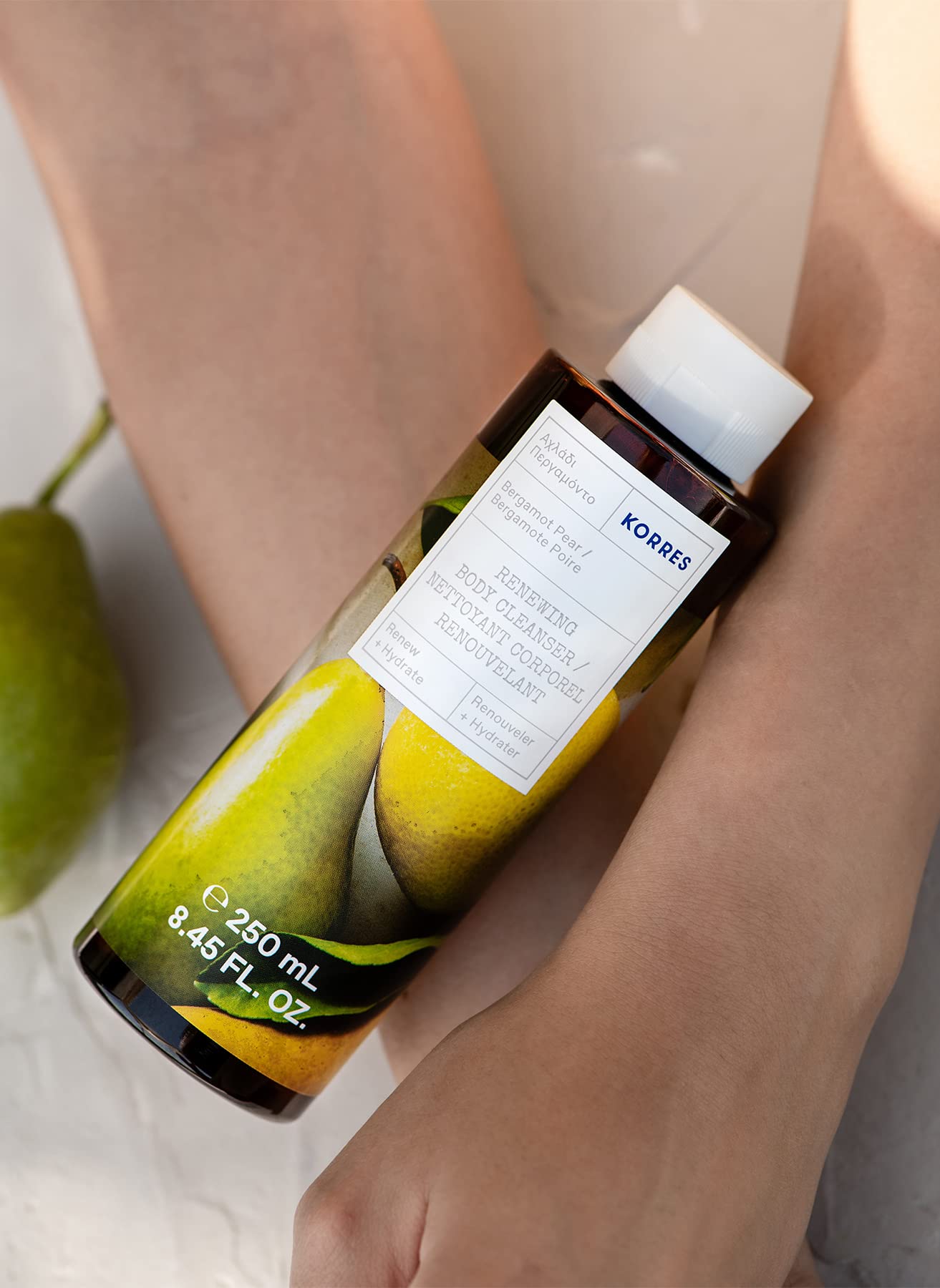 KORRES BERGAMOT PEAR RENEWING BODY CLEANSER 250ML