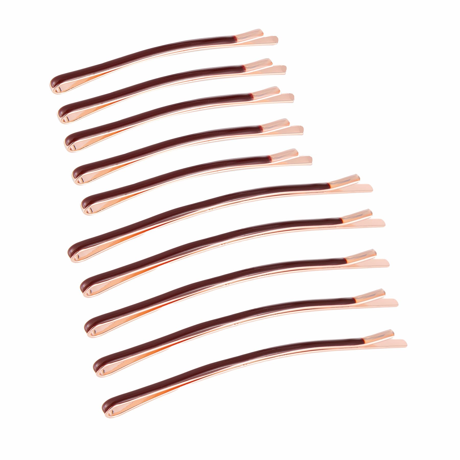 Brown: Jumbo Bobby Pins Metal Hair Pins Aguder Hair Clips For Hair Decoration, 10Pcs (5 Long And 5 Short) (Brown)