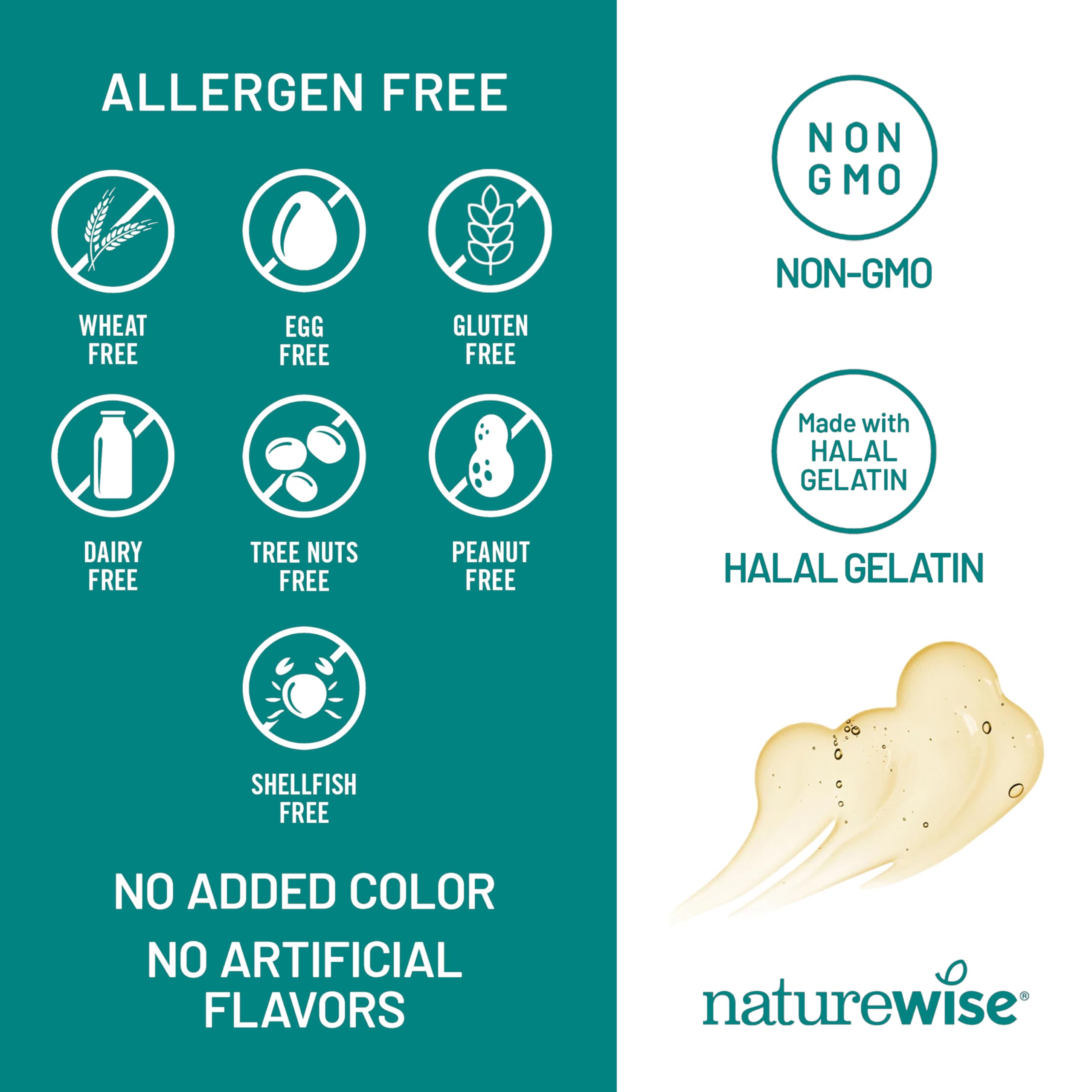 NatureWise Extra-Strength Omega 3 Fish Oil Supplement - 1000mg per Serving - 600 EPA & 400 DHA and Vitamin E - Support for Heart & Brain Health - Lemon Flavor, GMO-Free - 60 Softgels[1-Month Supply]