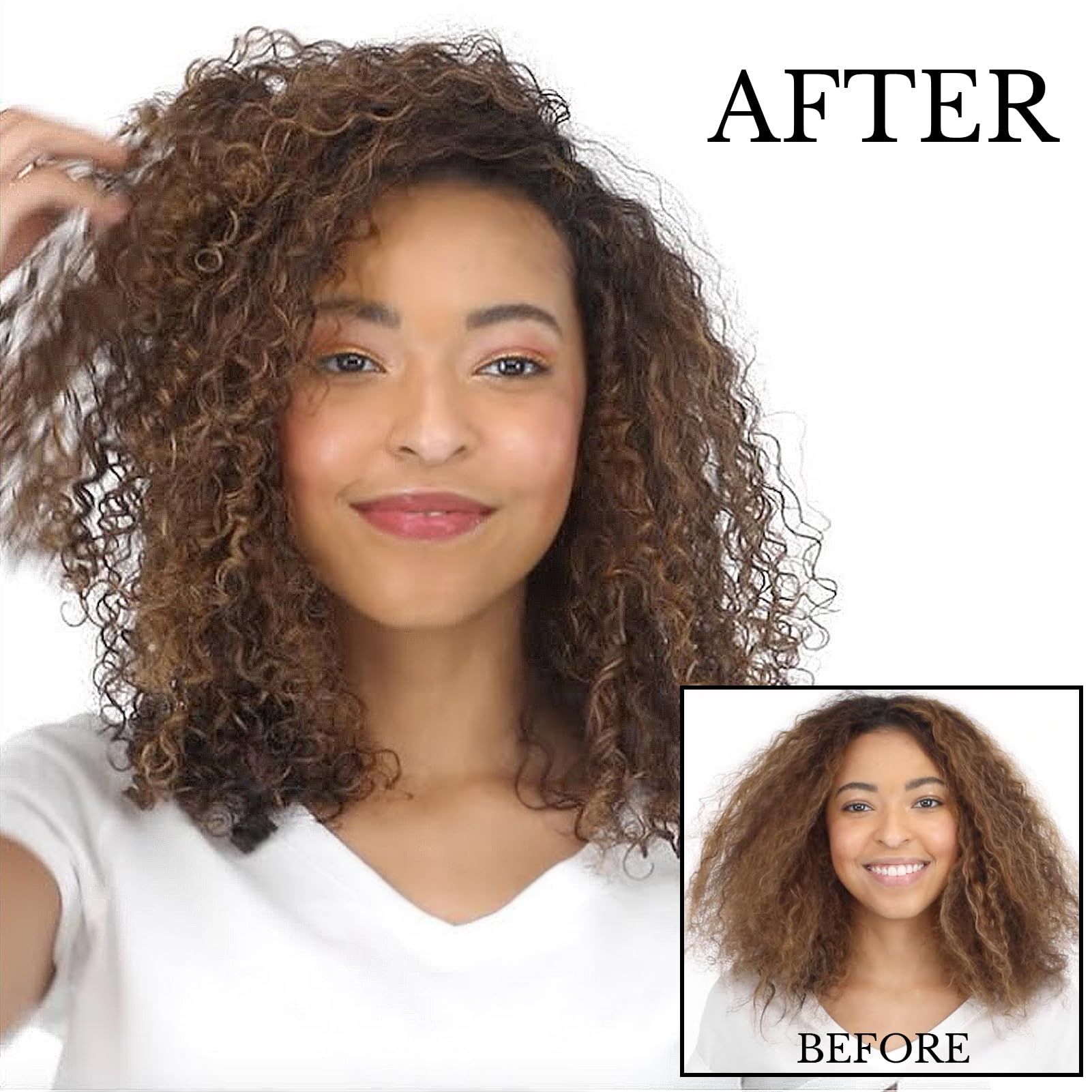 Shea Moisture Coconut & Hibiscus Curl Enhancing Smoothie - Leave-in Conditioner Spray for Curly Wavy Natural Hair - Hydrating & Moisturizing for Dry Damaged Hair - Refresh & Detangle (6.8 fl oz)