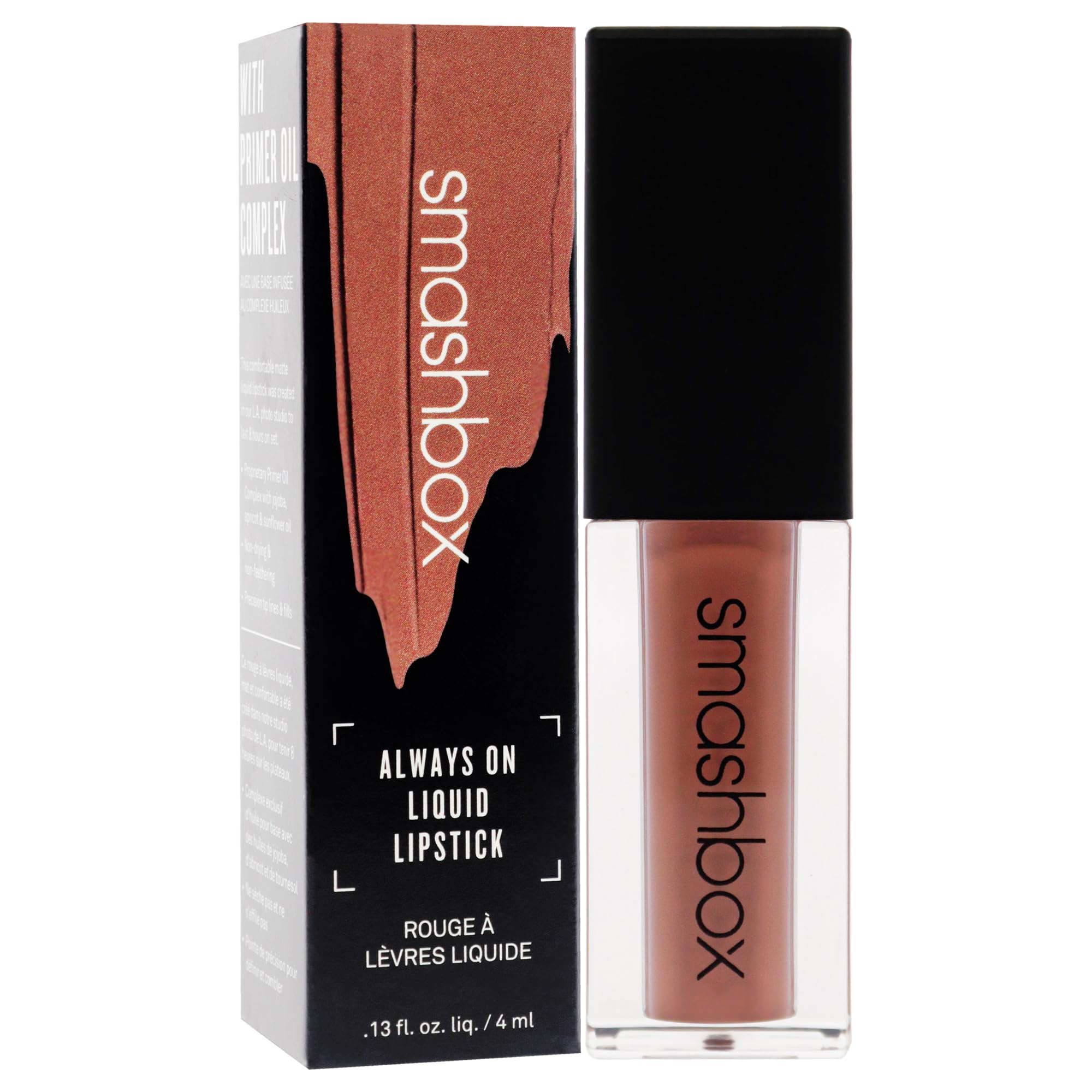 Smashbox Always On Liquid Lipstick, Matte Finish, 0.13 Fluid Ounce - Stepping Out