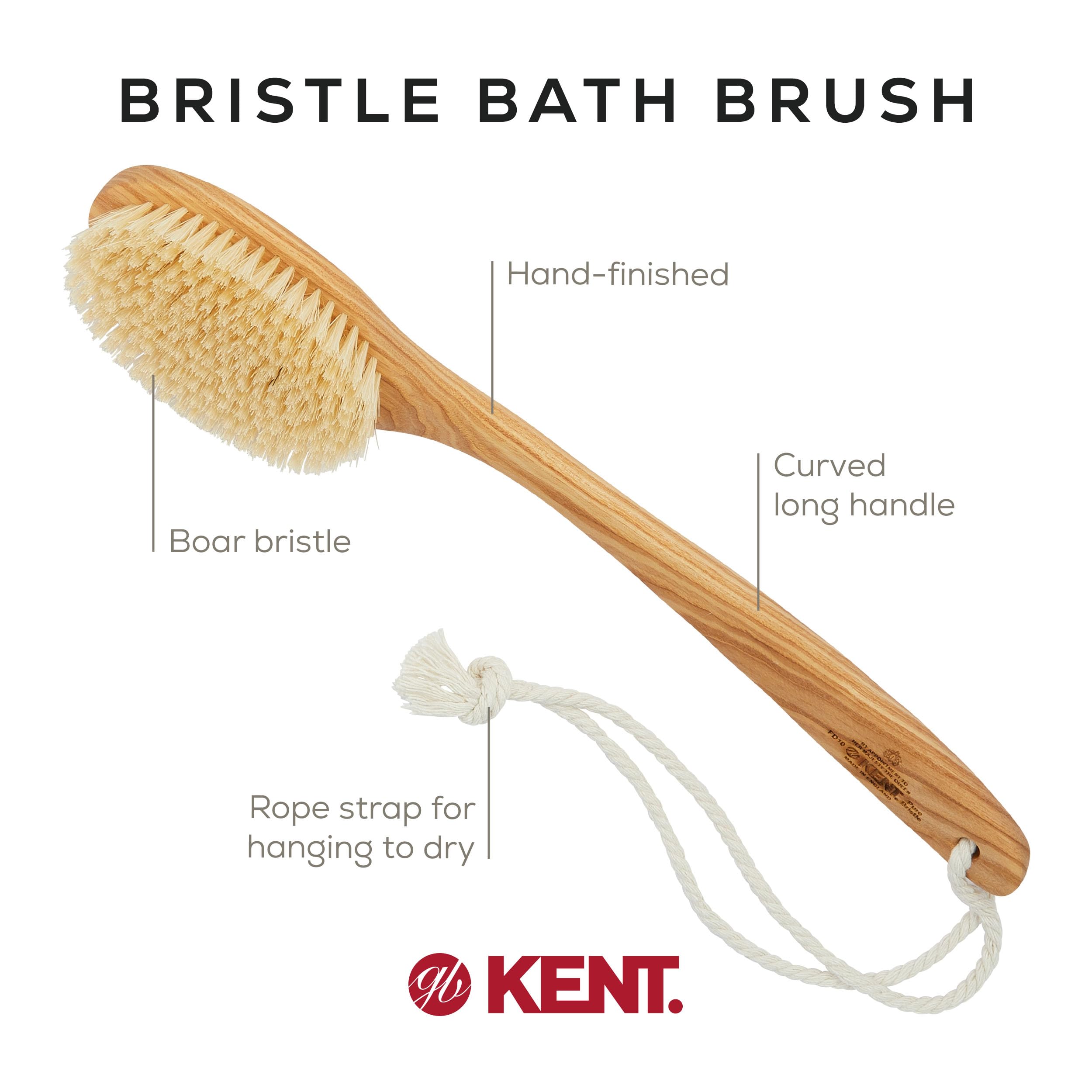 Kent FD10 Bath Brush
