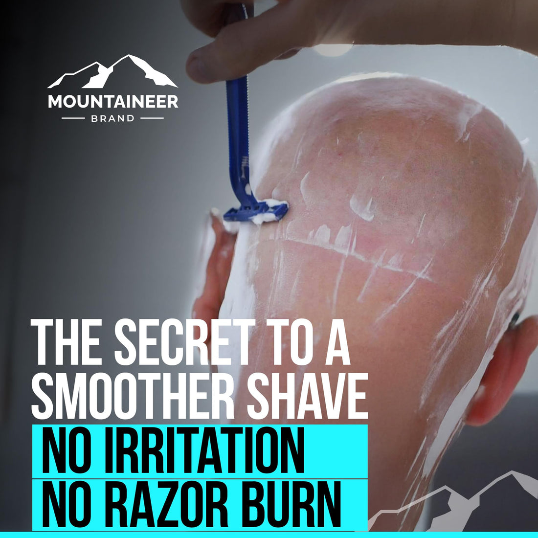 Mountaineer Brand Bald Head Shampoo & Moisturiser | Fresh & Natural Scent | Bald Head Care for Men | Made in WV | Hydrating Soap & Wash | Non-Greasy Scalp & Face Balm | 4oz