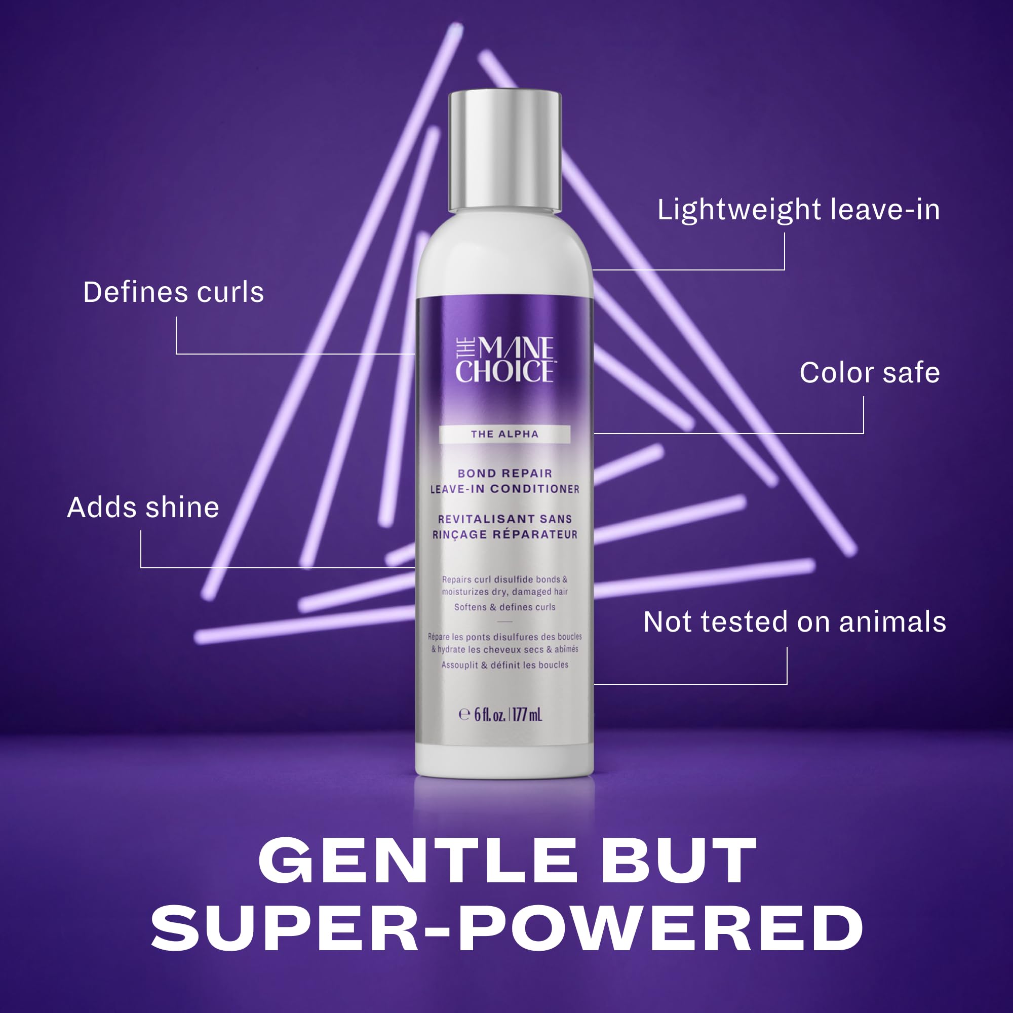 The Alpha Recoil & Curl Bond Repair Leave In Conditioner, 6 oz, Leave-In Cream for Coily, Curly, Wavy Hair, Repairs, Strengthens & Moisturizes with Vitamins & Amino Acids