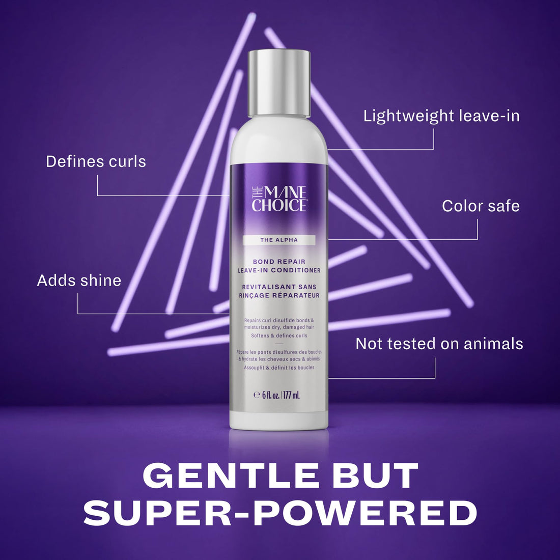 The Alpha Recoil & Curl Bond Repair Leave In Conditioner, 6 oz, Leave-In Cream for Coily, Curly, Wavy Hair, Repairs, Strengthens & Moisturizes with Vitamins & Amino Acids