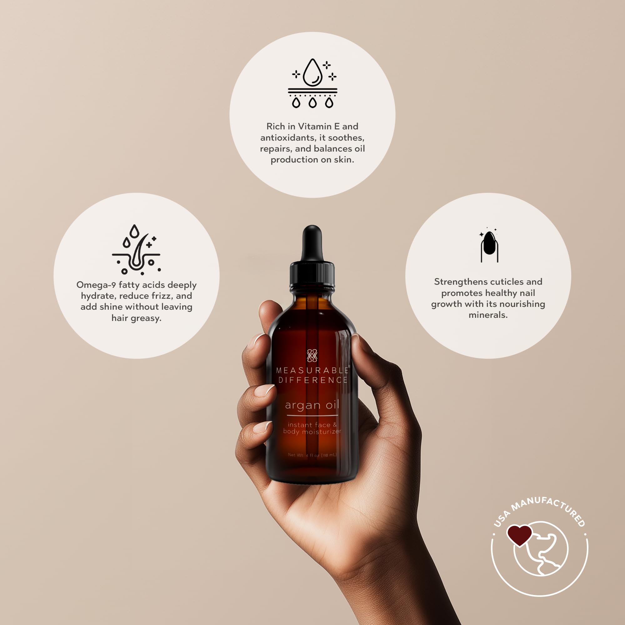 Chrislie Measurable Difference Face and Argan Body Oil, 4 Fluid Ounce