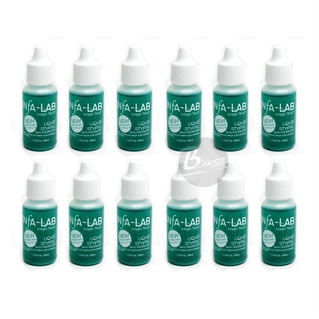 Infa-Lab MAGIC TOUCH Liquid Styptic 12 Skin Protector Stop Bleeding InfaLab Nail by Infalab