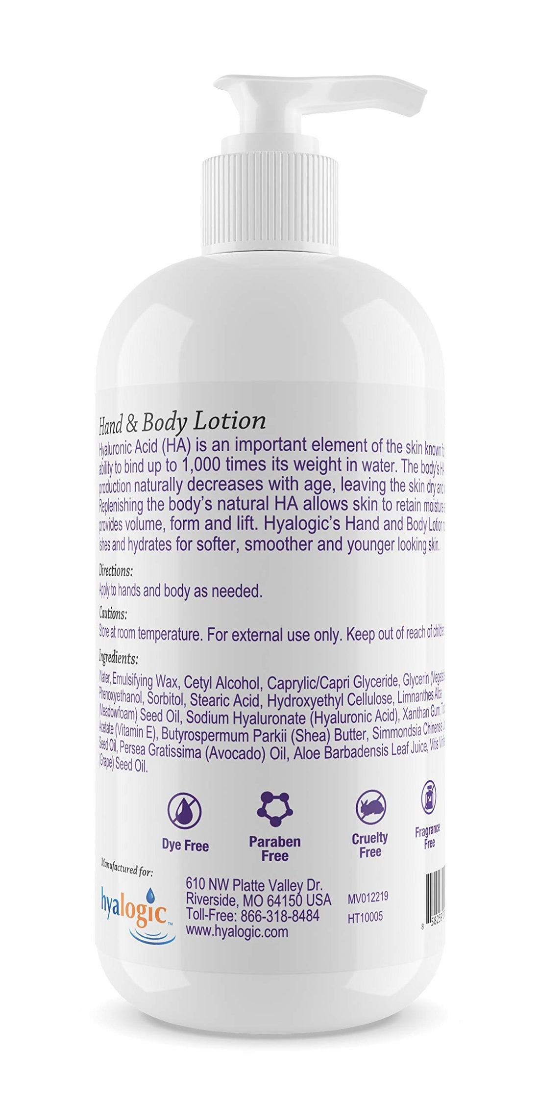 Hyalogic Episilk Hand & Body Lotion With Hyaluronic Acid Shea Butter Jojoba Oil Ha Hydrates And Nourishes Skin 10 Ounces