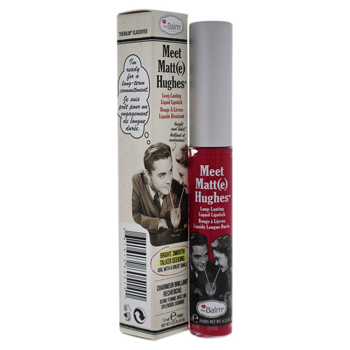 theBalm Meet Matte Hughes Long Lasting Liquid Lipstick, Sentimental, 7.4ml