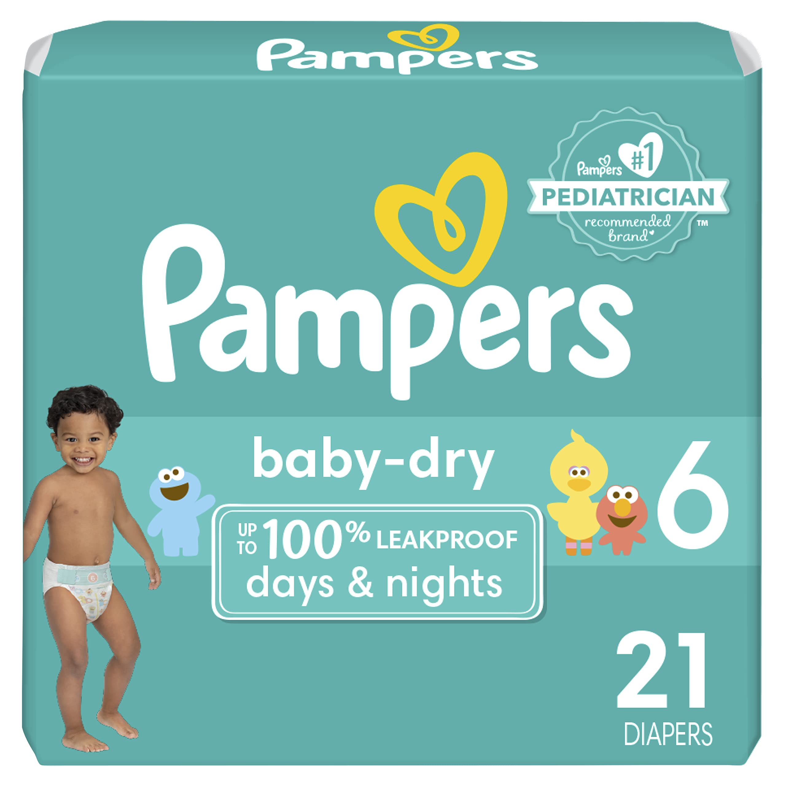 Pampers Baby Dry Diapers Size 6 - 21 ct