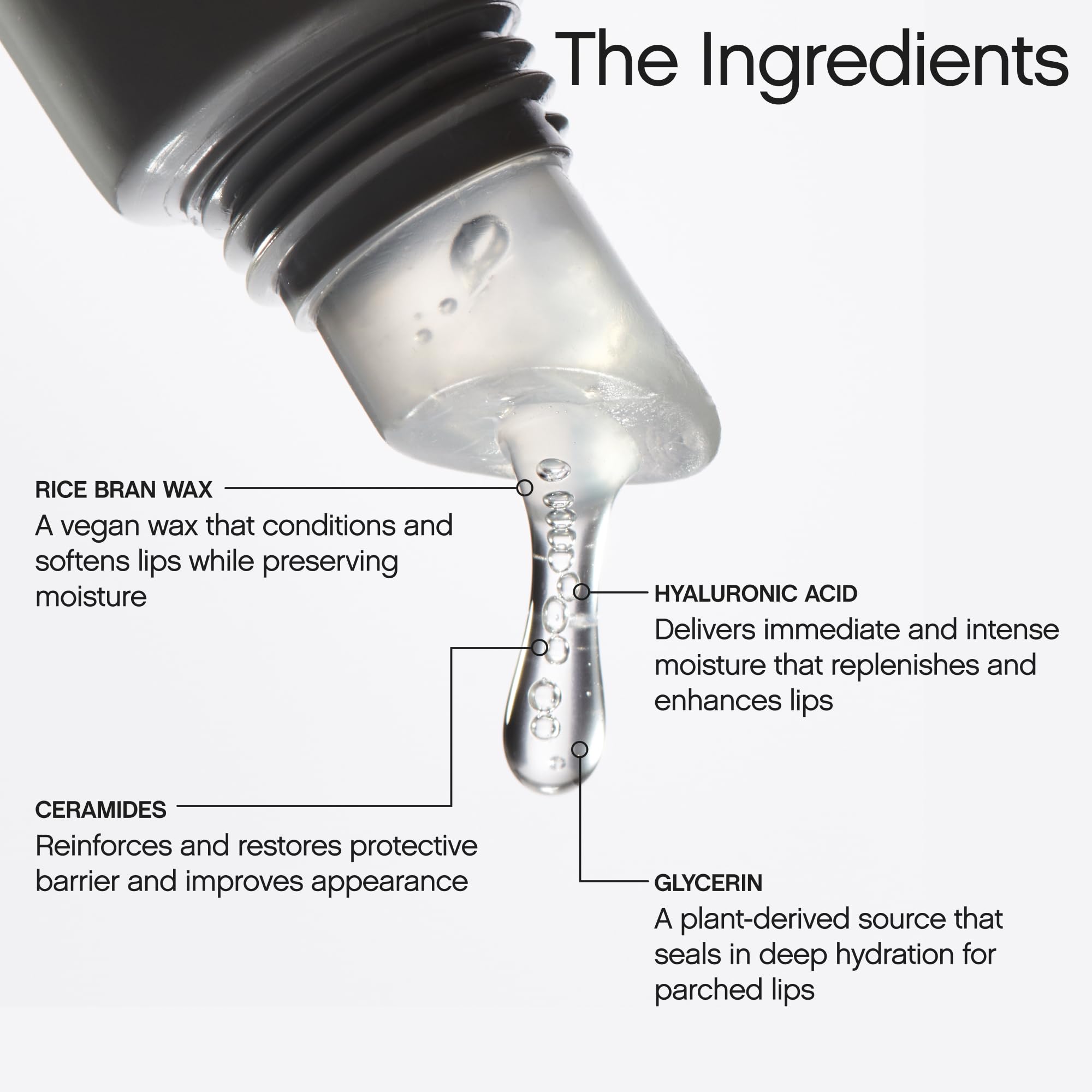 Topicals Slick Salve Mint Glossy Lip Balm | Soothes Discomfort, Strengthens Barrier and Provides Lasting Hydration & Relief | Vegan, Paraben-Free Formula with Hyaluronic Acid and Ceramides (0.5 Fl Oz)