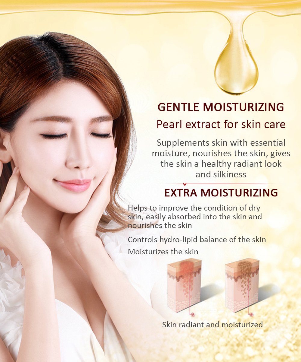 BIOAOUA Pure Pearls Skin Silky Moist Flawless Refreshing Eye Cream Essen 35g