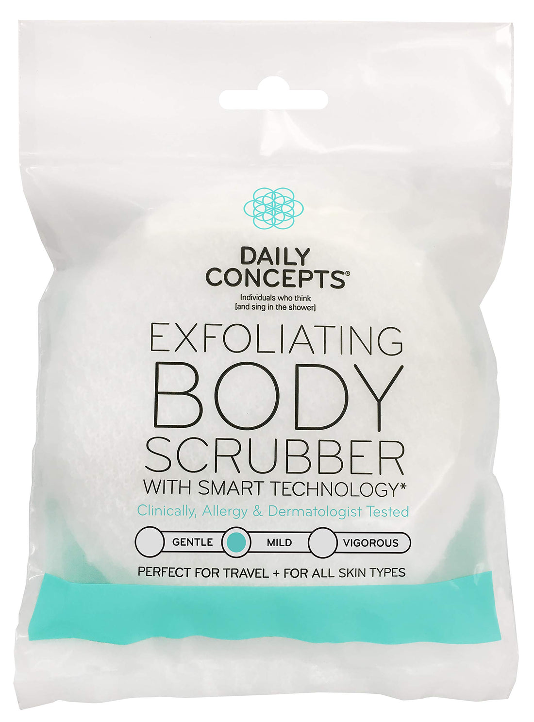DAILY CONCEPTS Exfoliating Dual Texture Scrubber (pack of 5)