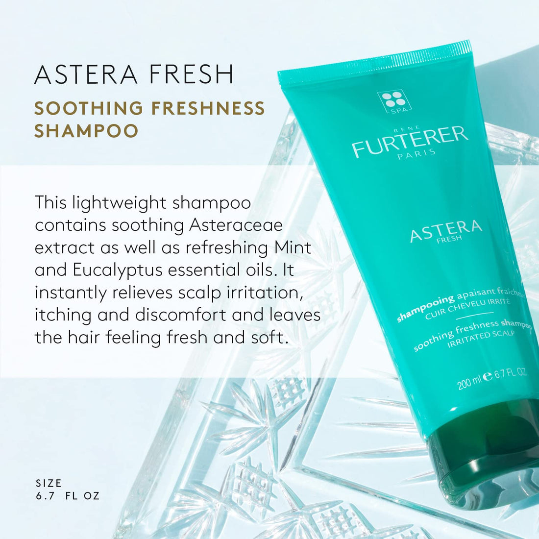 Rene Furterer Astera Fresh Soothing Freshness Shampoo, 6.76 Fl. Oz.