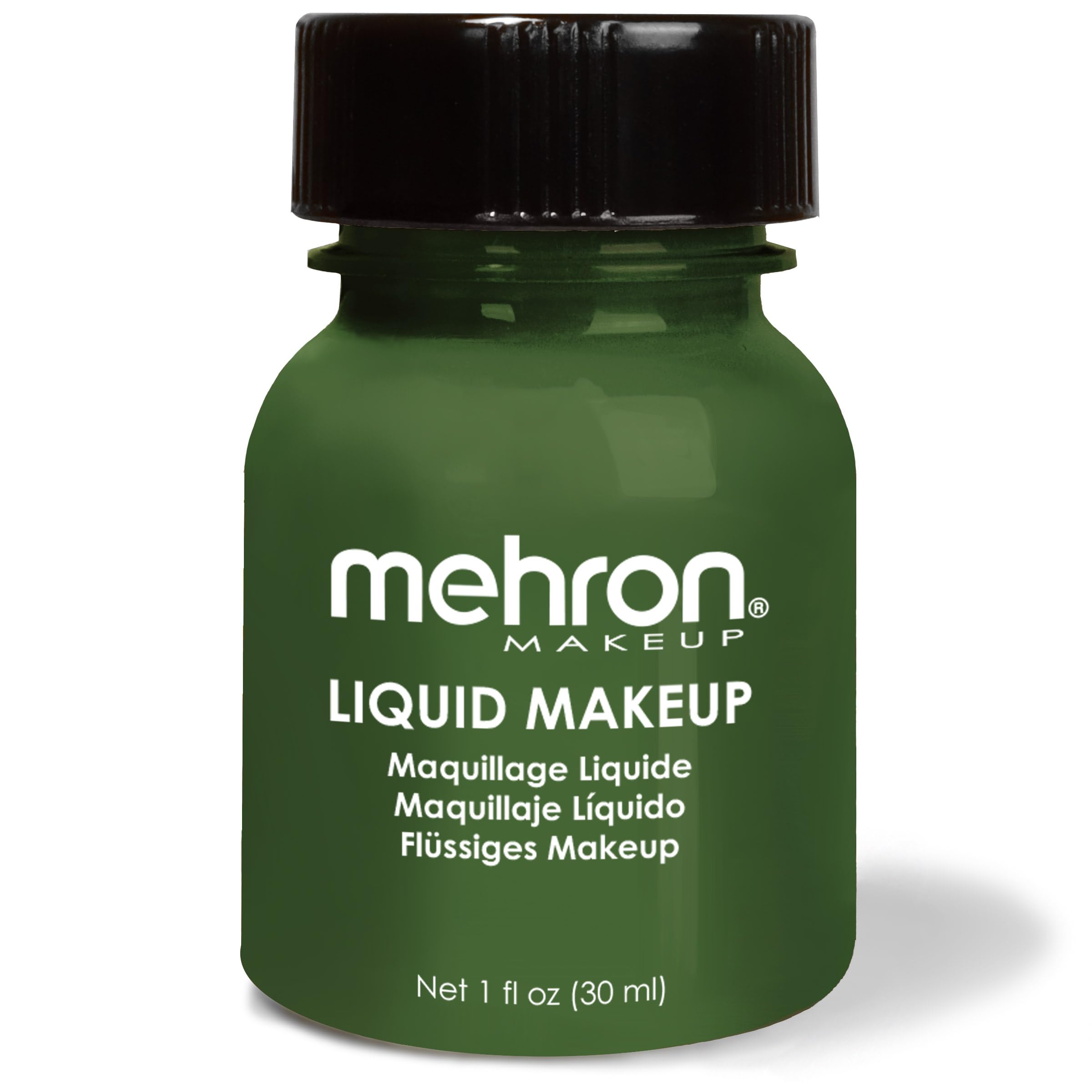 Mehron Makeup Liquid Face & Body Paint, GREEN - 1oz