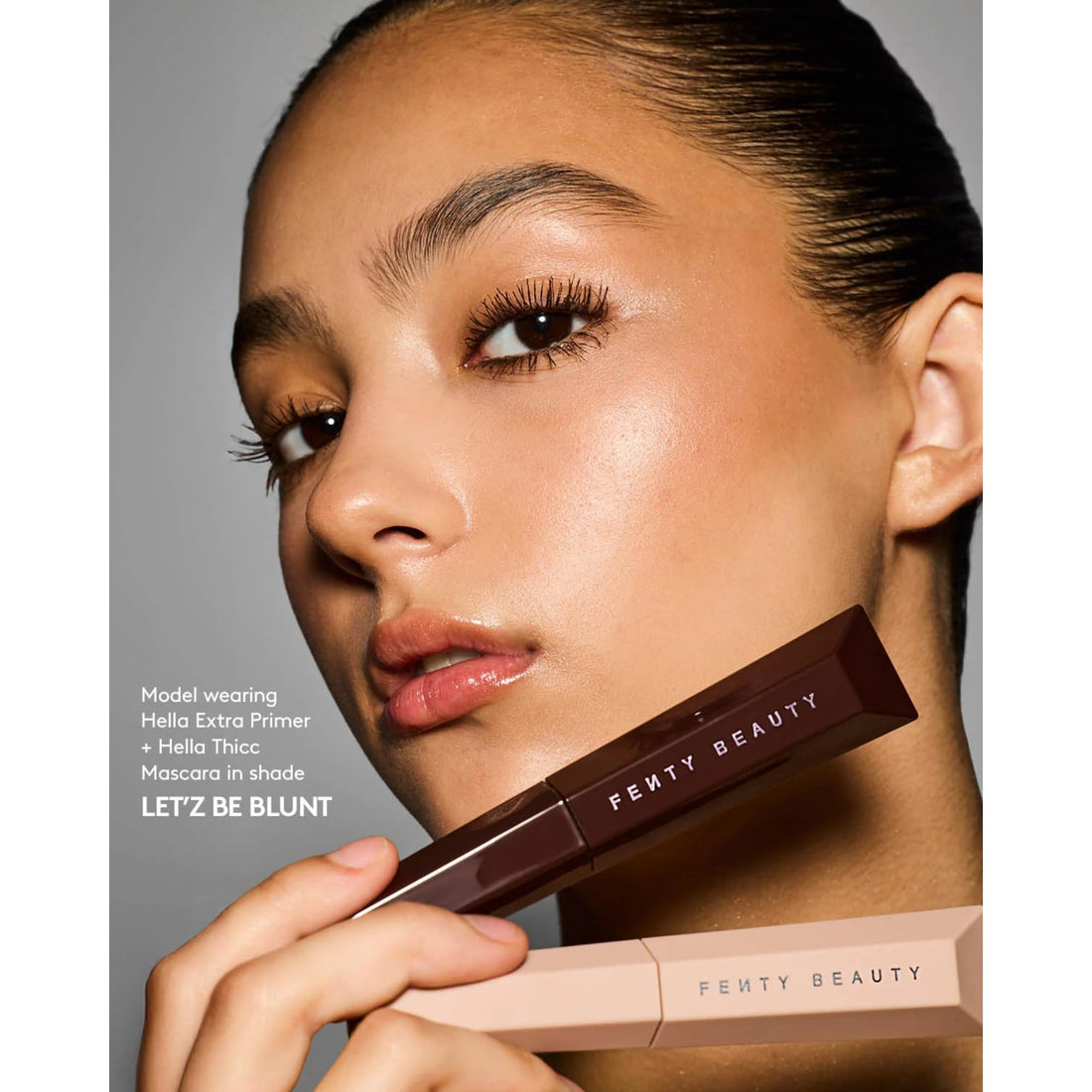 Fenty Beauty Hella Thicc Volumizing Mascara - 02 Let's Be Blunt (Brown) - 10 mL / 0.33 fl oz