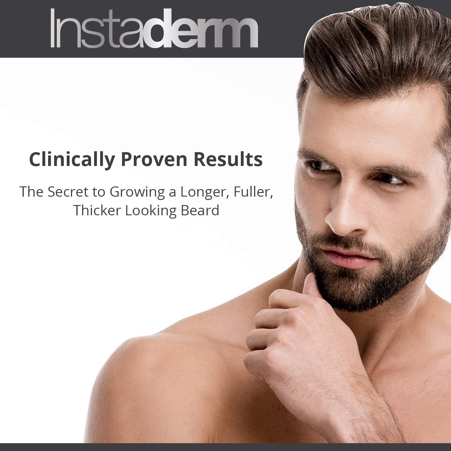 Beard Growth Thickening Serum- Strengthens & Repairs Follicle Growth from The Root. Prevents Flakey Beard Dandruff. Nourishes Beard & Skin for Thicker, Fuller, Longer Healthier Facial Hair.