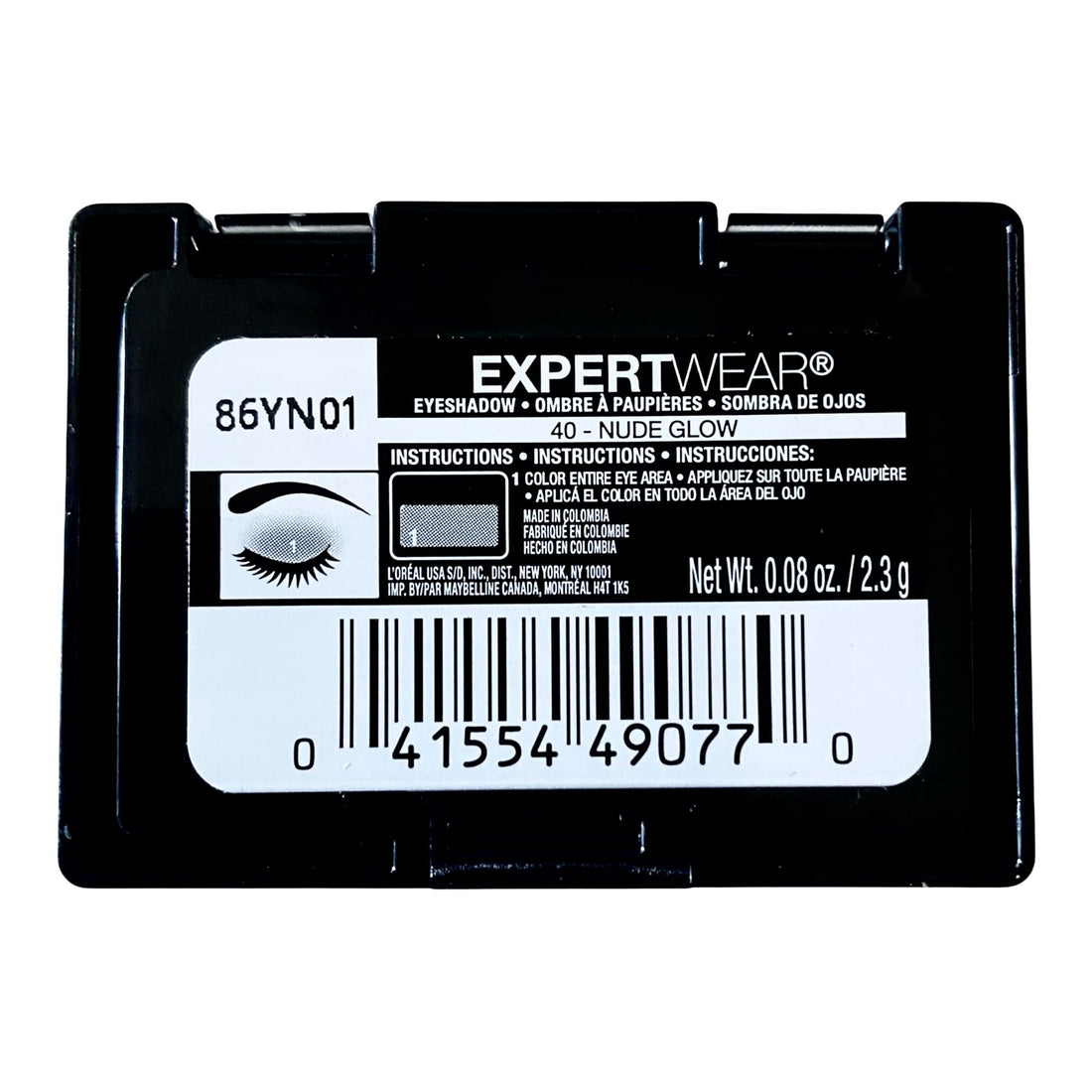 (2 Pack) Maybelline New York Expert Wear Eyeshadow, Singles, Nude Glow [40S]