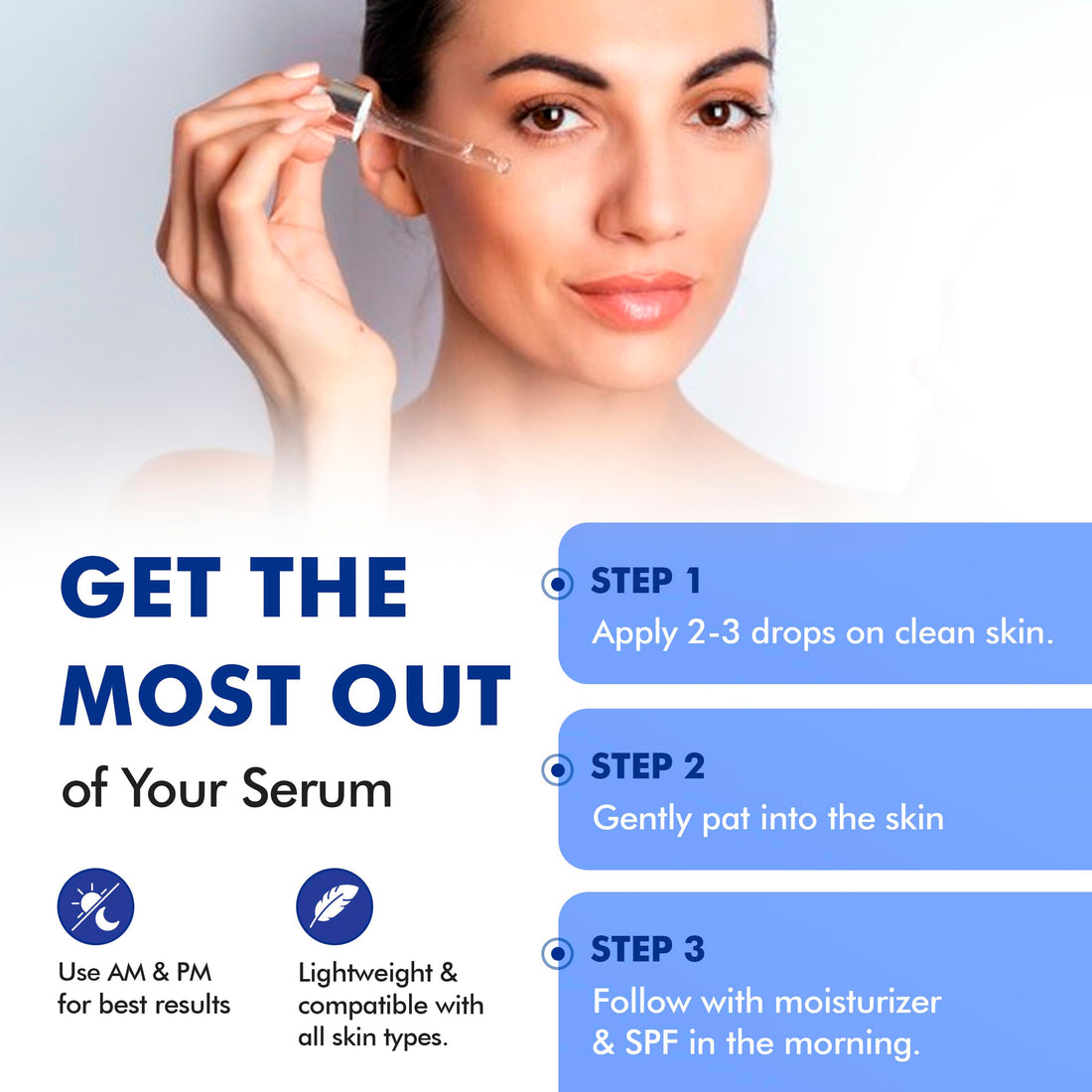 THANIKA 10% Niacinamide Serum with Hyaluronic Acid, Anti-Aging and Moisturizer, All Skin Type Face Serum for Women 1 fl oz.