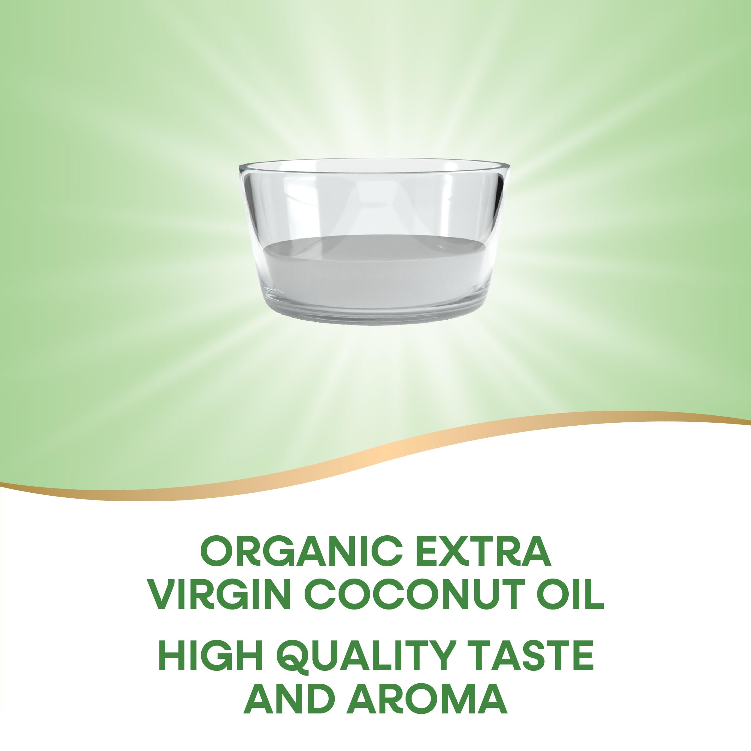 Nature's Way Organic Extra Virgin Coconut Oil, Pure and Unrefined, 62% MCTs, 16 Oz