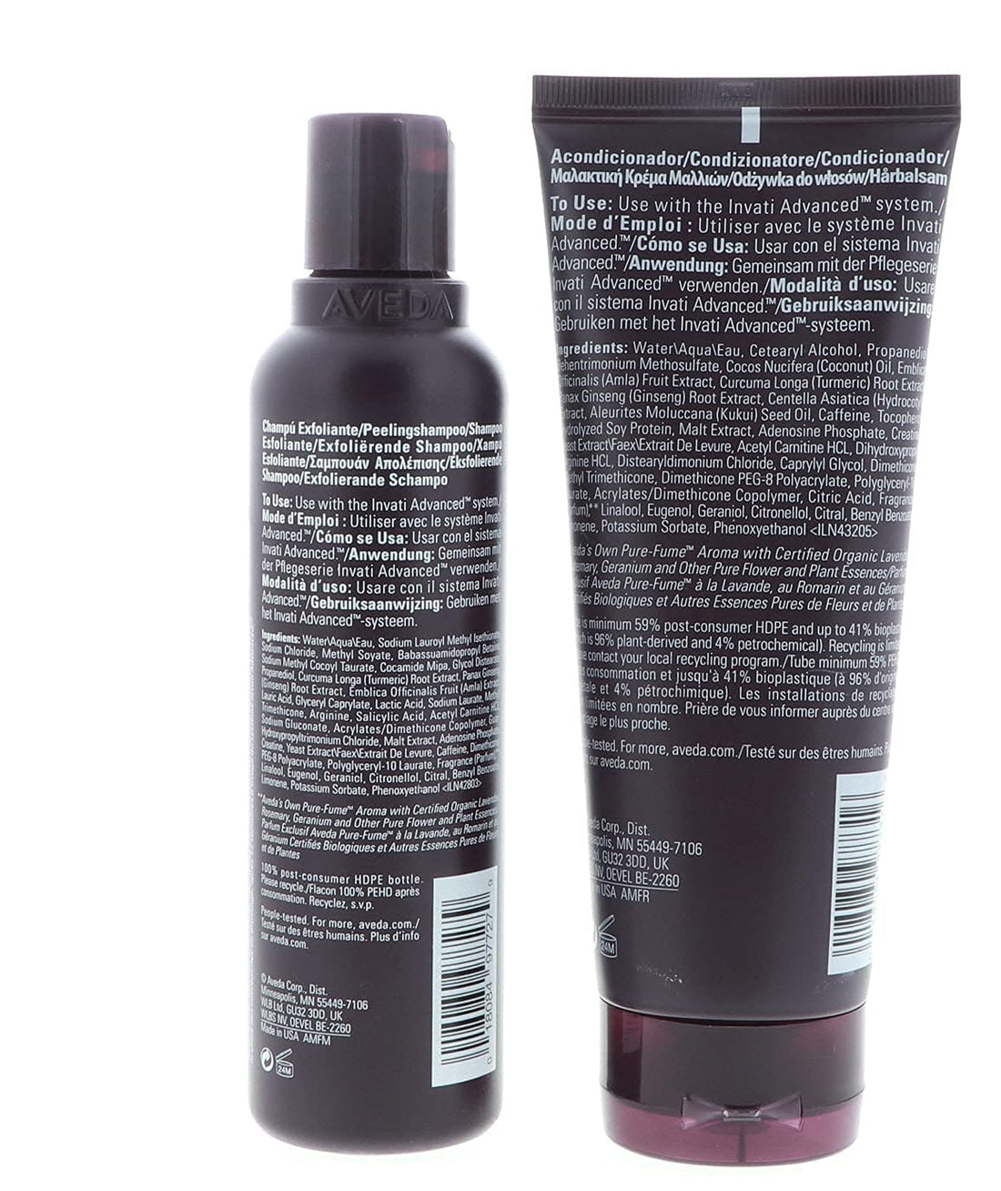 Aveda Invati Advanced Shampoo Light 6.7 Ounce Conditioner 6.7