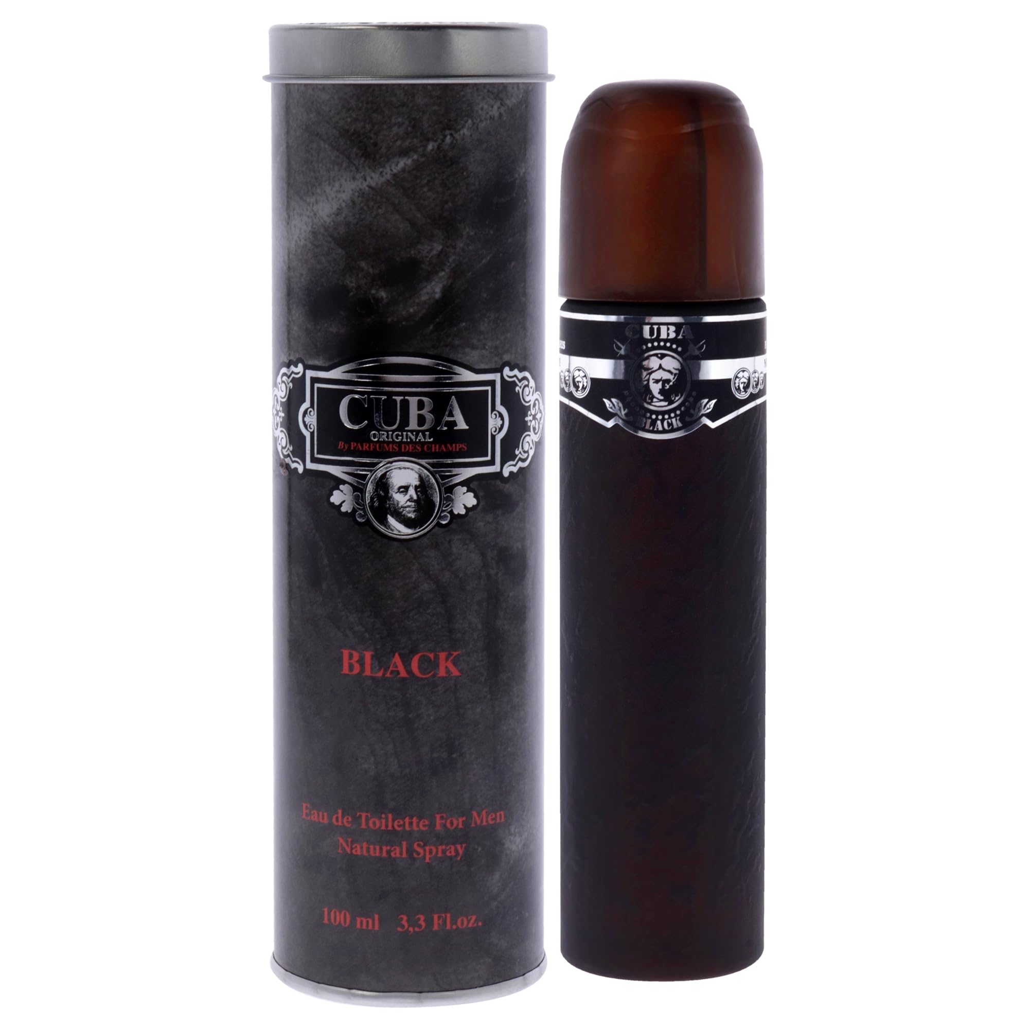 Cuba Black Eau De Toilette Spray, 97.59ml