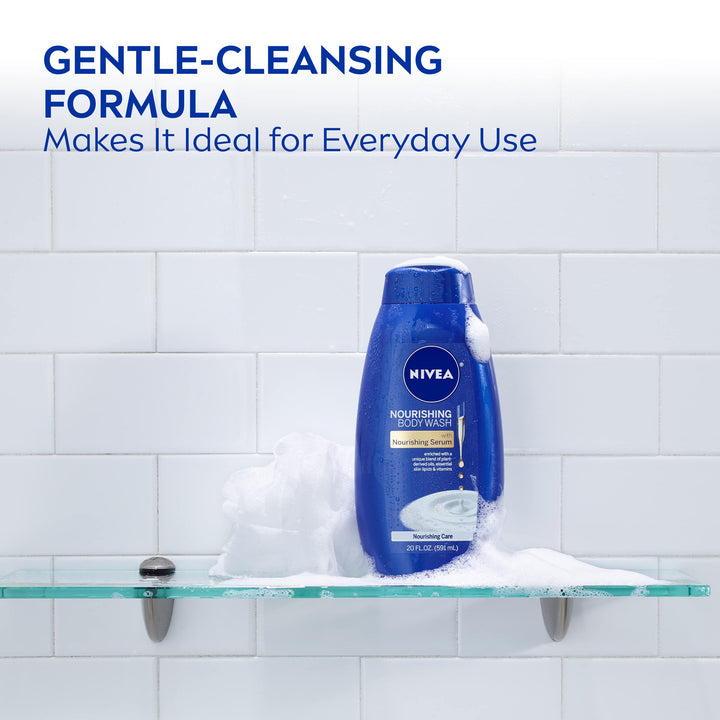 NIVEA Nourishing Care Body Wash - With Nourishing Serum
