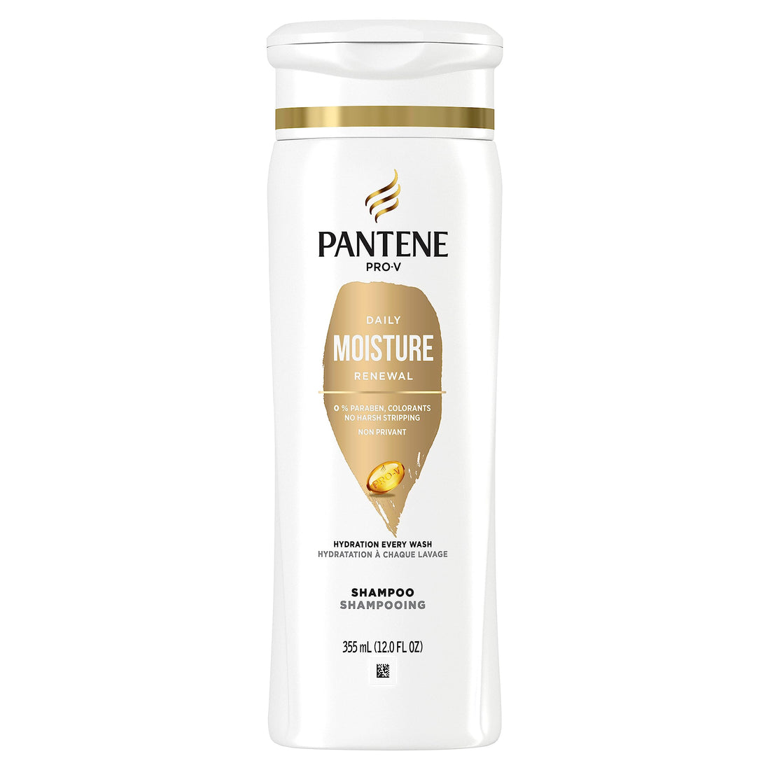 Pantene PRO-V Daily Moisture Renewal Shampoo, 12 oz