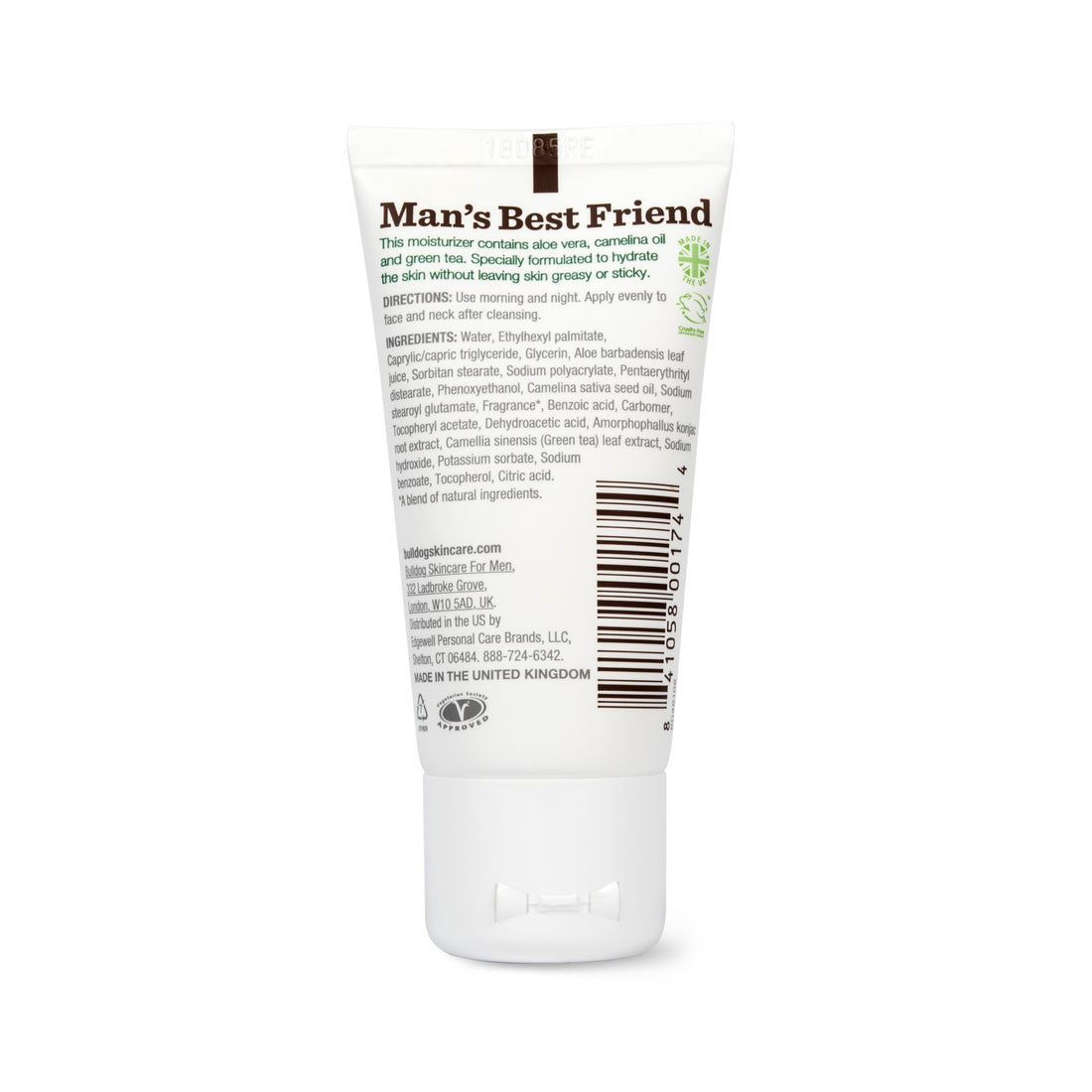 Bulldog Mens Skincare and Grooming Original Face, Moisturizer, 1 Fluid Ounce