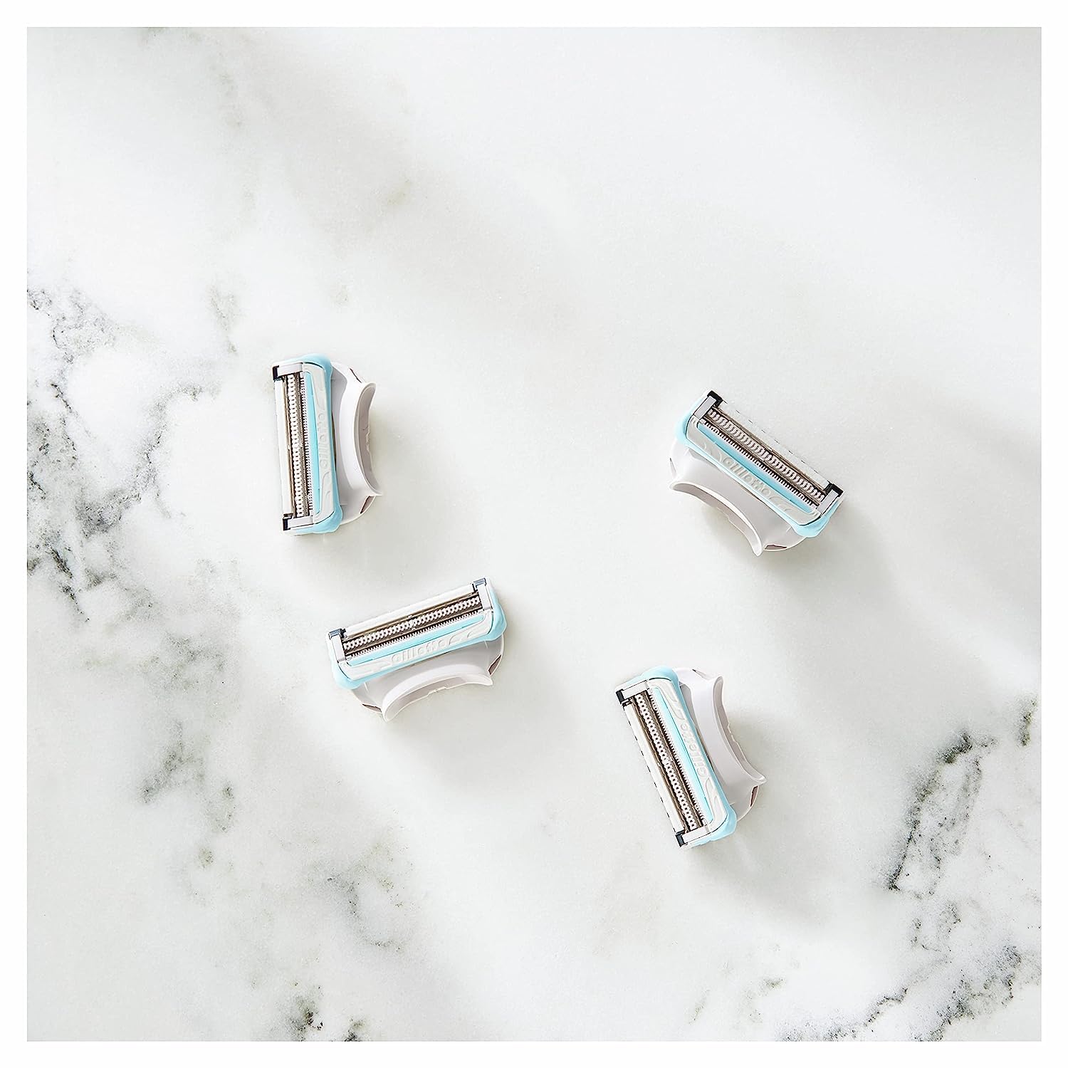 Gillette Venus Intimate Grooming Womens Razor Blade Refills with Bikini Trimmer, 4 Count