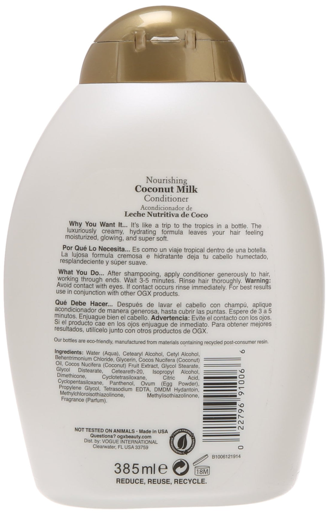 OGX Nourishing Coconut Milk Conditioner, 13 Ounce