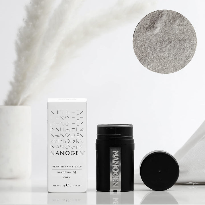 Nanogen Hair Thickening Keratin Fibres Grey