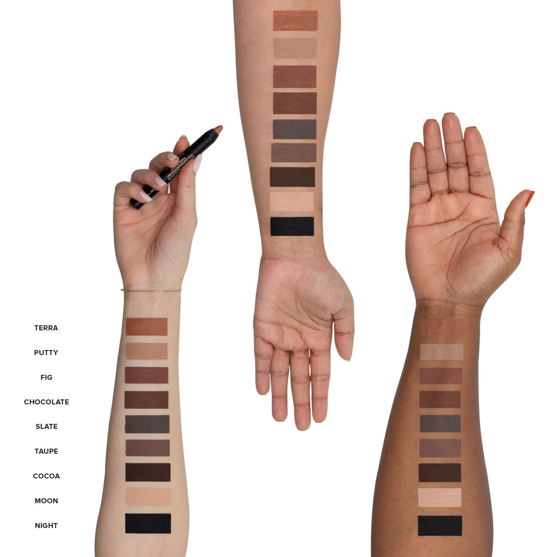 Nudestix Magnetic Eye Color, shade=Night by Nudestix