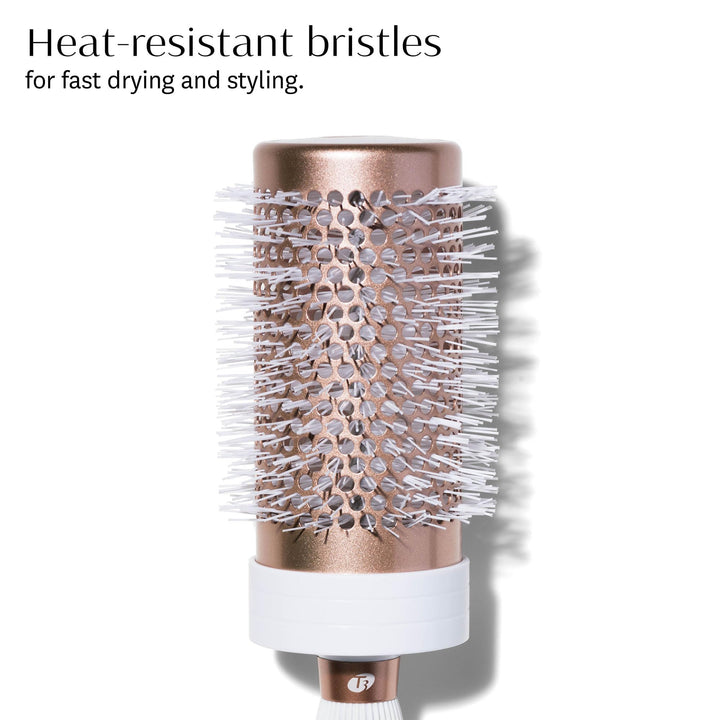 T3 - Volume 2.0 Round Hair Brush | 2.0 Ceramic-Coated Barrel Vented Round Brush for Blow Drying | Hair Styler for Short to Medium-Length Hair