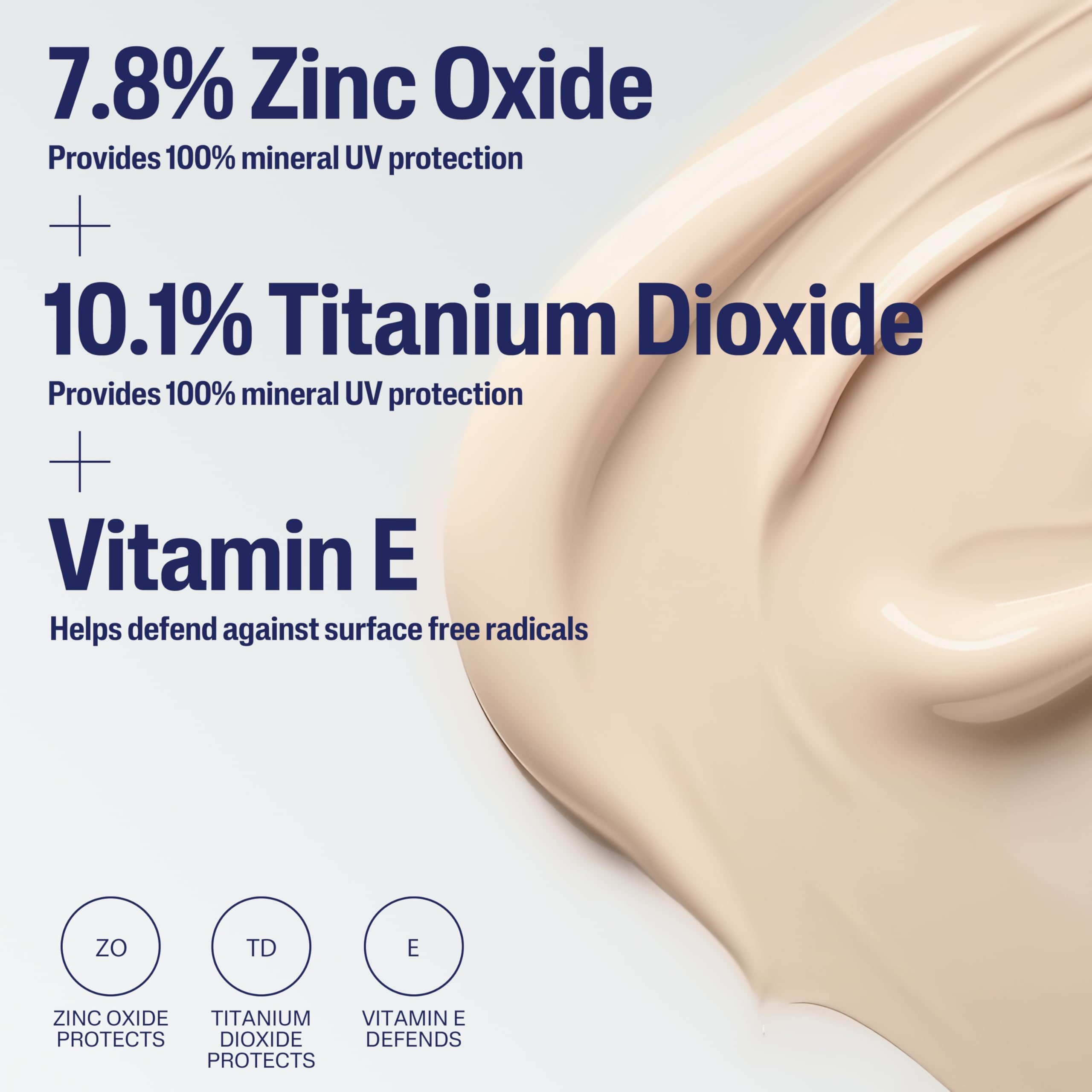 CETAPHIL Everyday Sunscreen Tinted Lotion for Face, 1.7 fl oz, 100% Mineral Sunscreen: Titanium Dioxide & Zinc Oxide, SPF 40, For Sensitive Skin