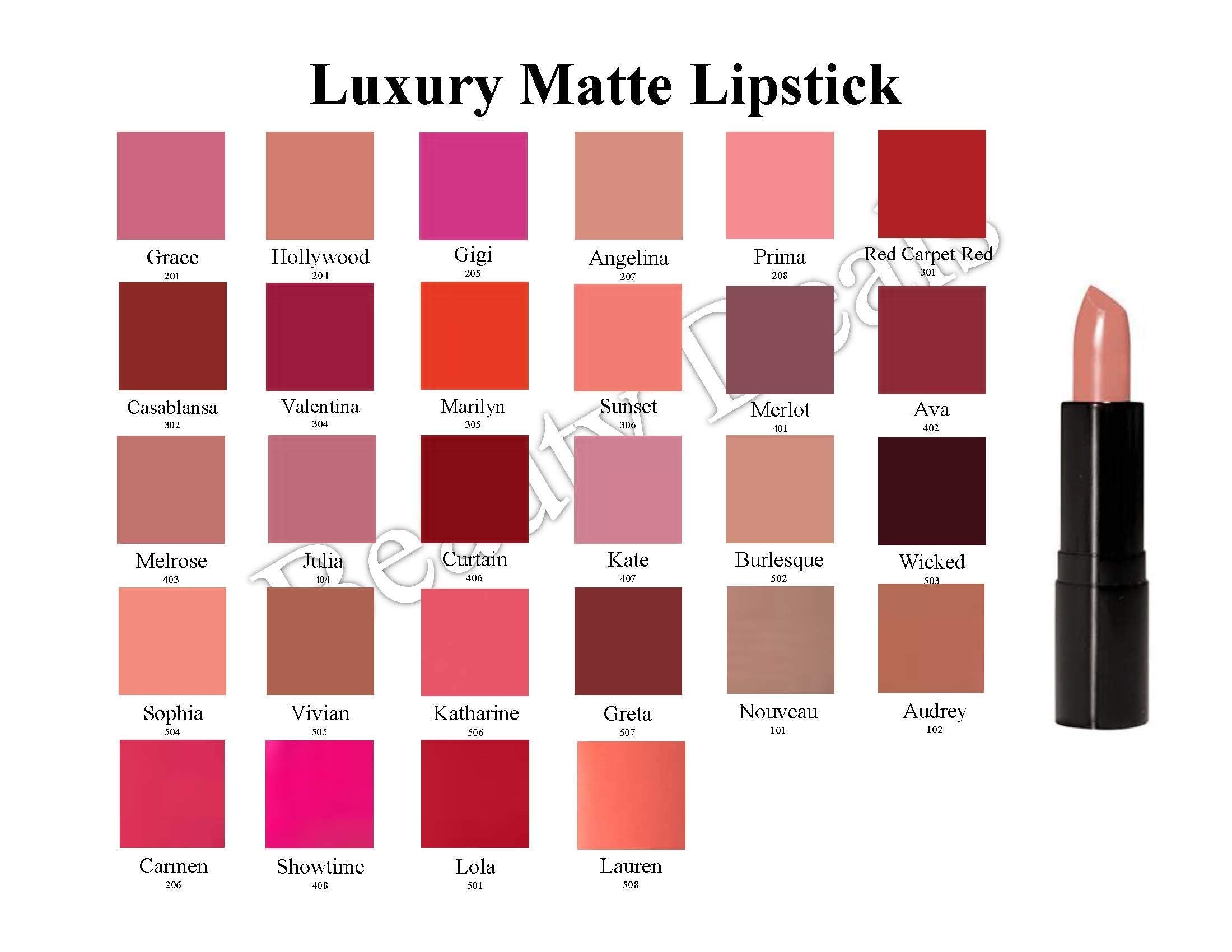 Beauty Deals Beauty Deals Luxury Matte Lipstick Luxurious Hydrated Creamy Lipstick (Kate)
