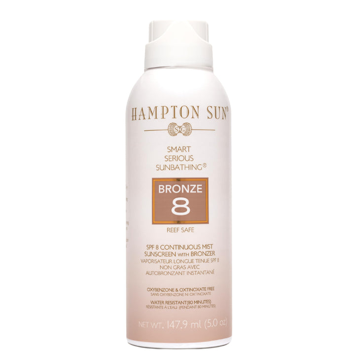 Hampton Sun SPF 8 Bronze Continuous Mist Sunscreen, 5 Oz