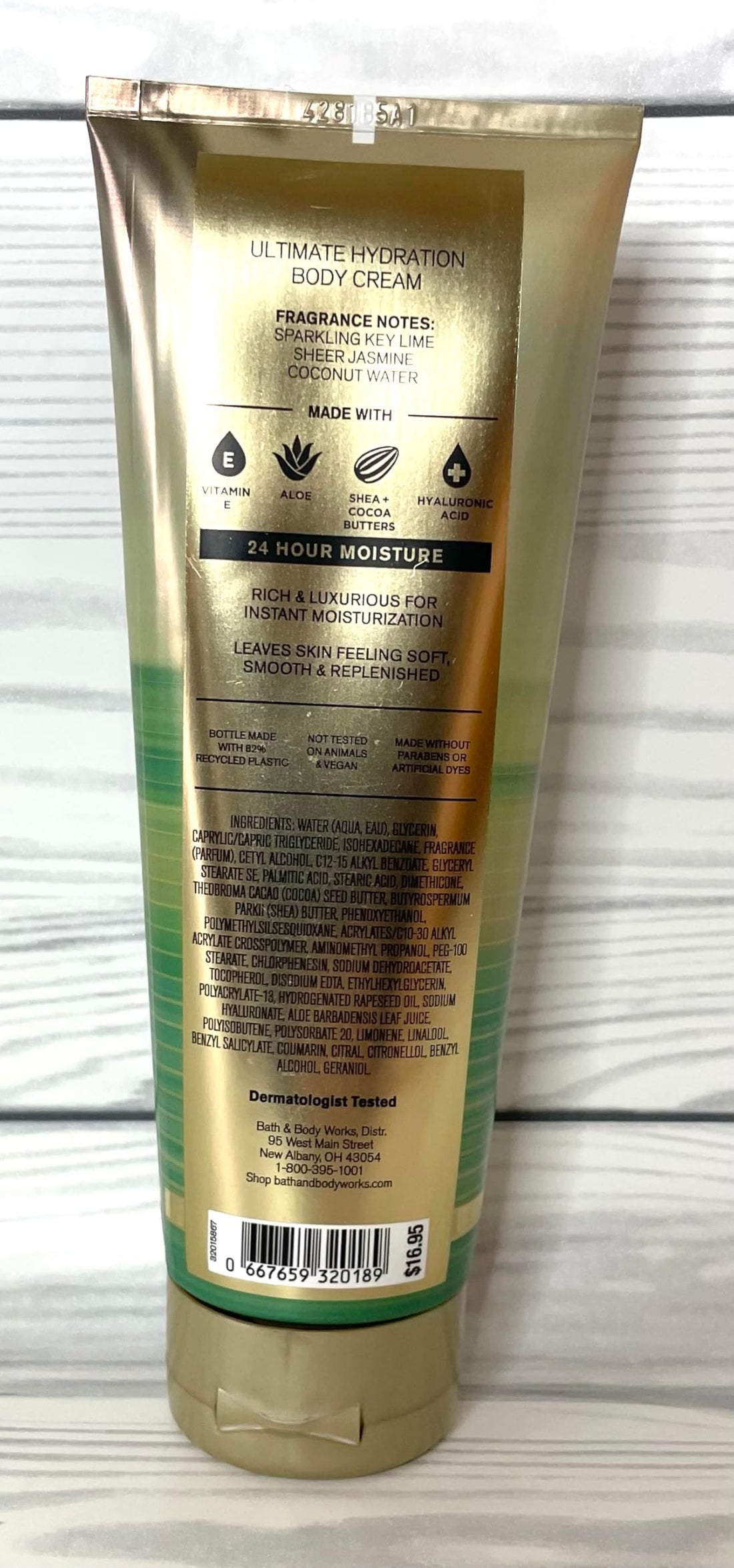 Bath & Body Works Coconut Lime Verbena Ultimate Hydration Body Cream 8 Ounces Pack of 2