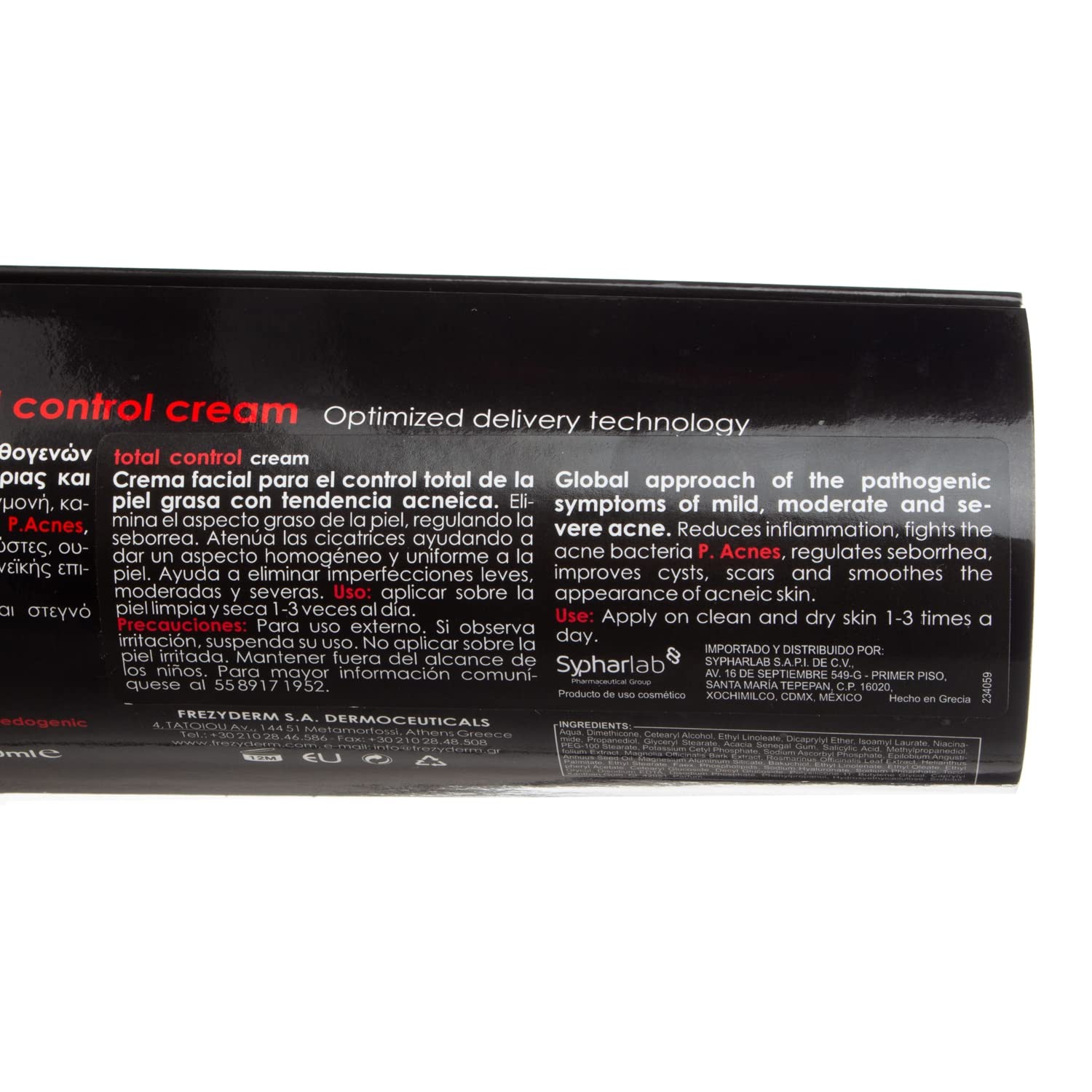 FREZYDERM OILY SKIN/ACNE AC-NORM TOTAL CONTROL CREAM 50ml by FrezyDerm