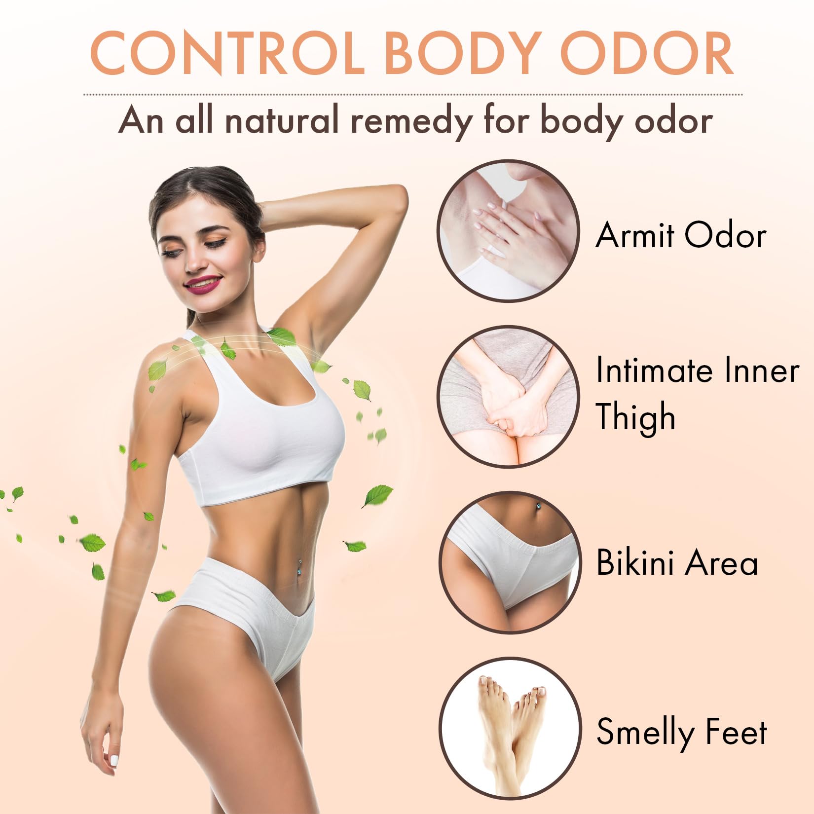 Persimmon Soap Bar for Body Odor Control – Purifying Deodorizing Body Wash for Eliminating Body Odor – Great for Skin Brightening, Hyperpigmentation, Smelly Feet – Natural Deodorant Soap