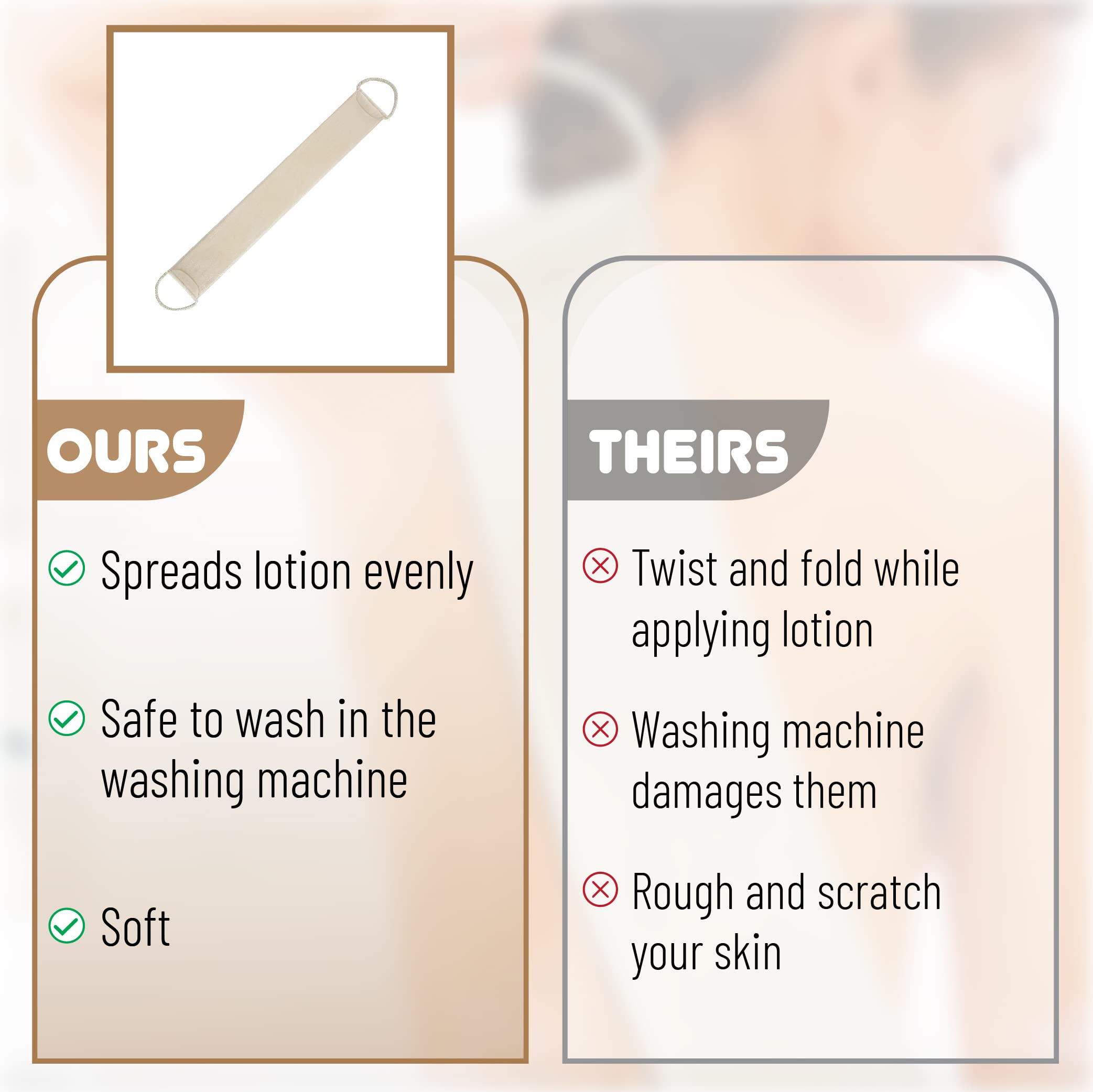 Slick Solutions Lotion Applicator for Back - Easy Self Application of Lotions and Creams - Smooth and Even Application to Entire Back - Sun Tan Lotion Applicator