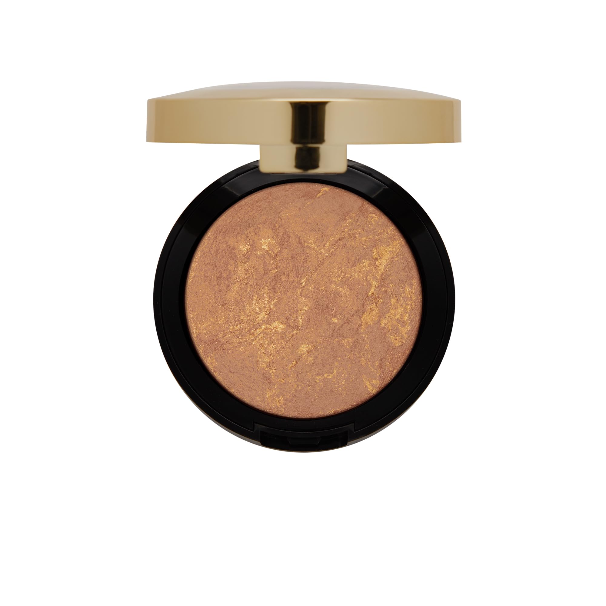 Milani Baked Bronzer - Glow, Cruelty-Free Shimmer Bronzing Powder to Use For Contour Makeup, Highlighters Makeup, 0.25 Ounce