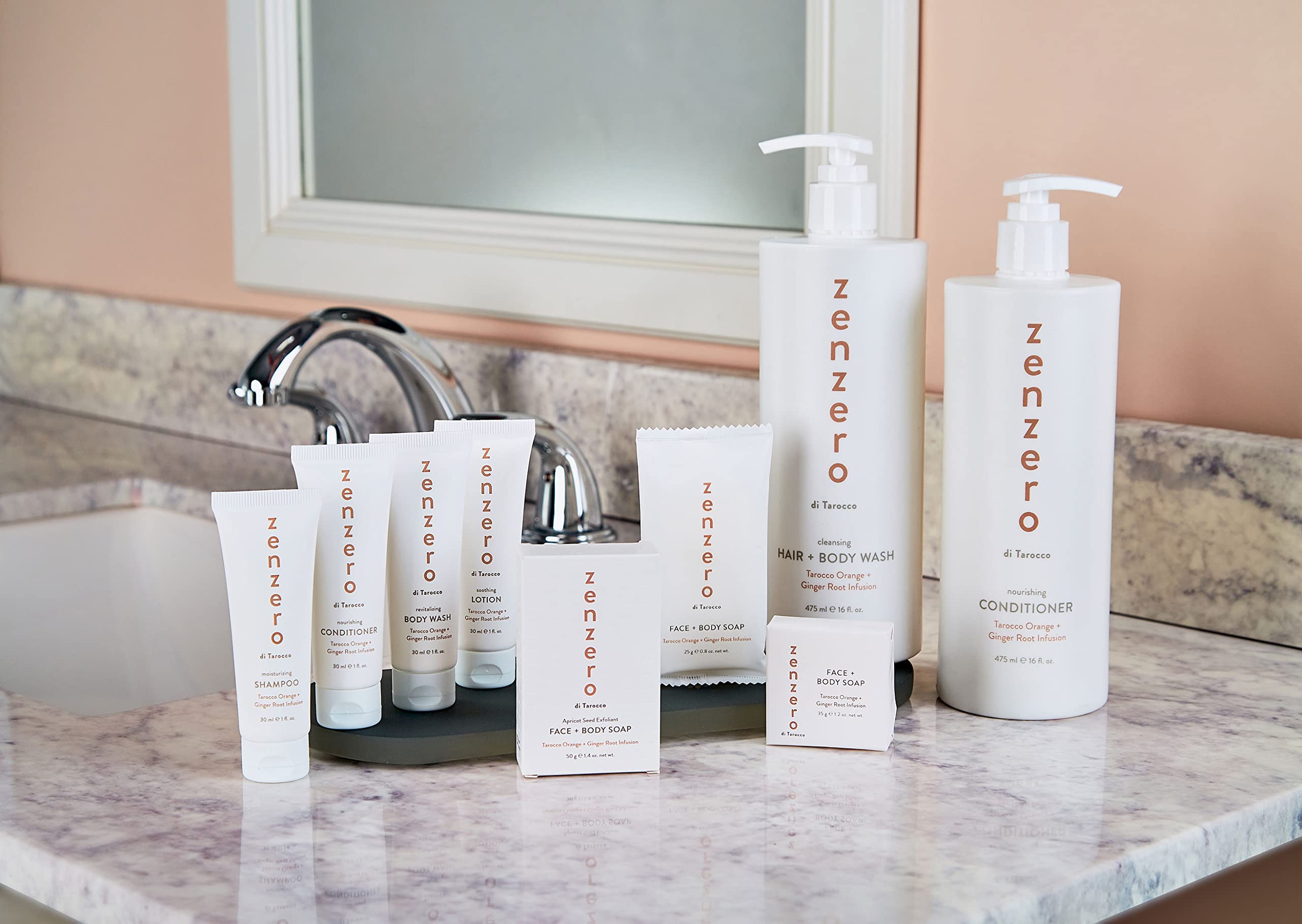RAPSI, FRANCOFONTE BARONESSA CALI, SICILY, ITALY ZENZERO Conditioner Tarocco Orange + Ginger Root, Ginger and Citrus Nourishing Conditioner For Clean, Shiny and Manageable Hair