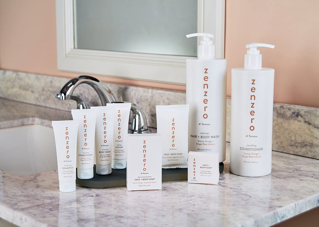 RAPSI, FRANCOFONTE BARONESSA CALI, SICILY, ITALY ZENZERO Conditioner Tarocco Orange + Ginger Root, Ginger and Citrus Nourishing Conditioner For Clean, Shiny and Manageable Hair
