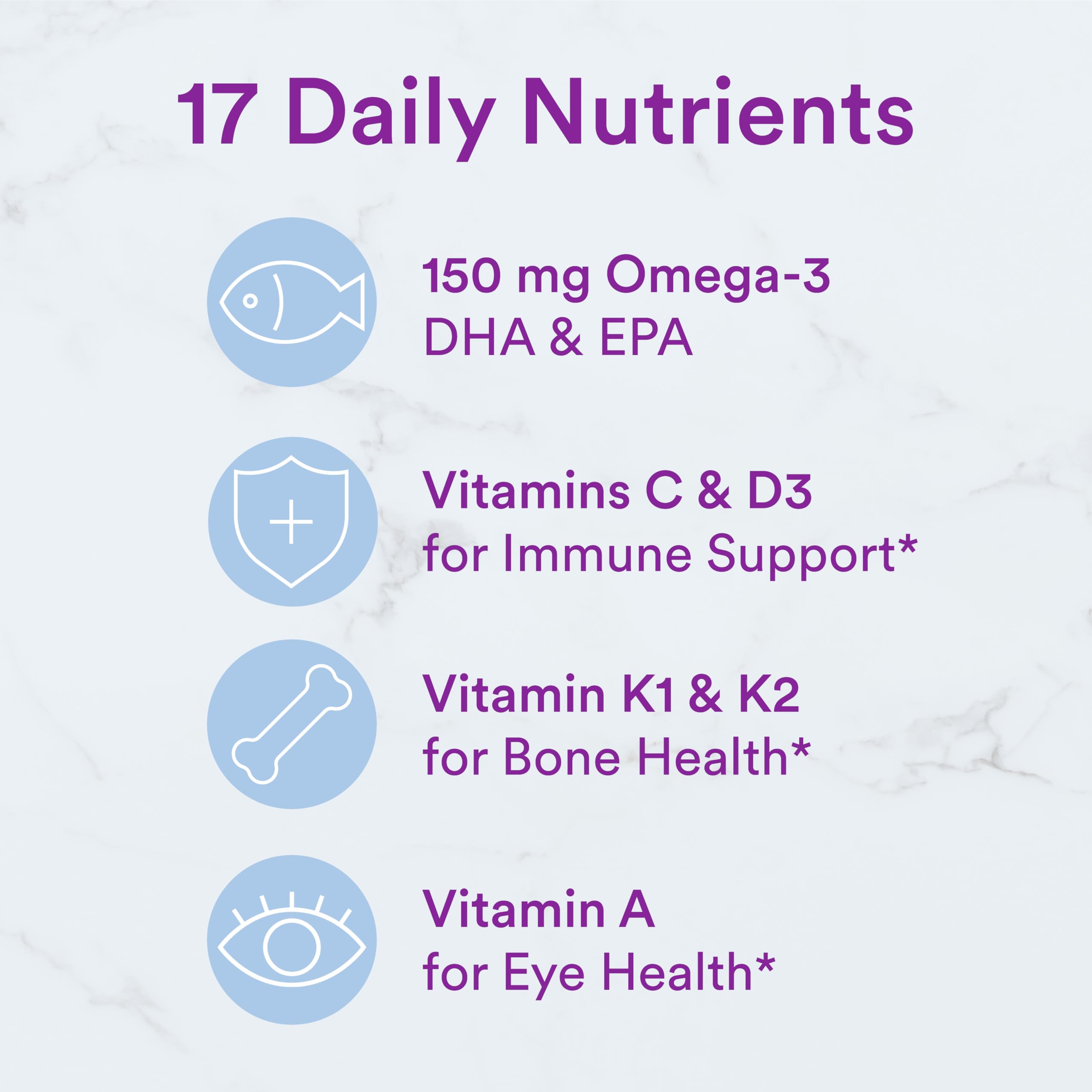 SmartyPants Fiber Supplement & Multivitamin for Men & Women: Multivitamin Fiber Gummies with Vitamin D3, C, Vitamin B12, B6, A, K & Zinc, Omega 3 Fish Oil (EPA/DHA), Biotin, 180 Count (30 Day Supply)