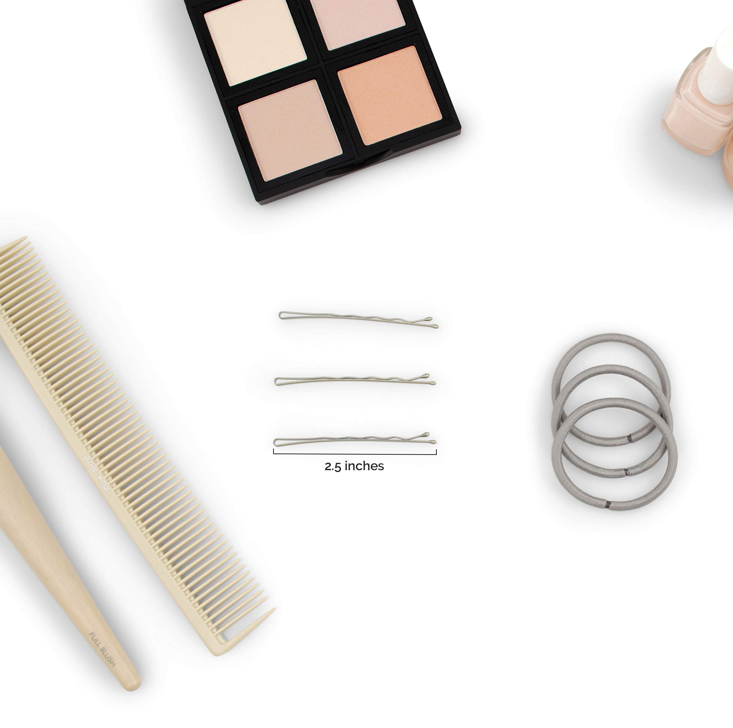 Heliums Large Bobby Pins - Auburn Red - 2.5 Inch Extra Long Wavy Hair Pins - 24 Pack