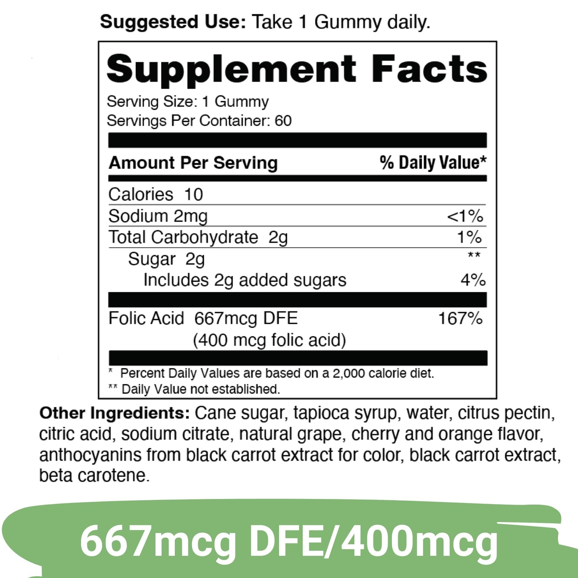 Yuve Prenatal Gummies for Women - Folic Acid Prenatal Vitamins 667 mcg DFE - Chewable Prenatal Vitamins - Hormonal Support & Folate Acid - Vegan & Natural - Prenatal Vitamins Gummies - 2 Pack of 60ct