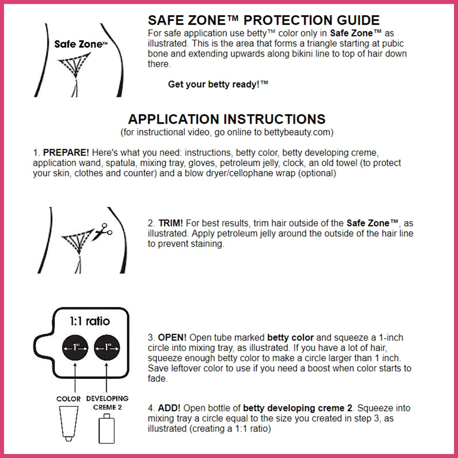 Brown Betty - Hair Color for the Hair Down There Kit