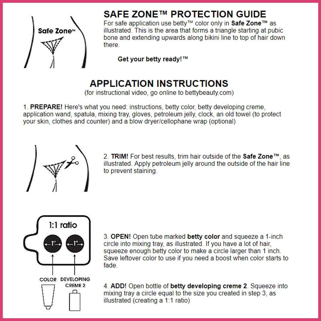 Brown Betty - Hair Color for the Hair Down There Kit