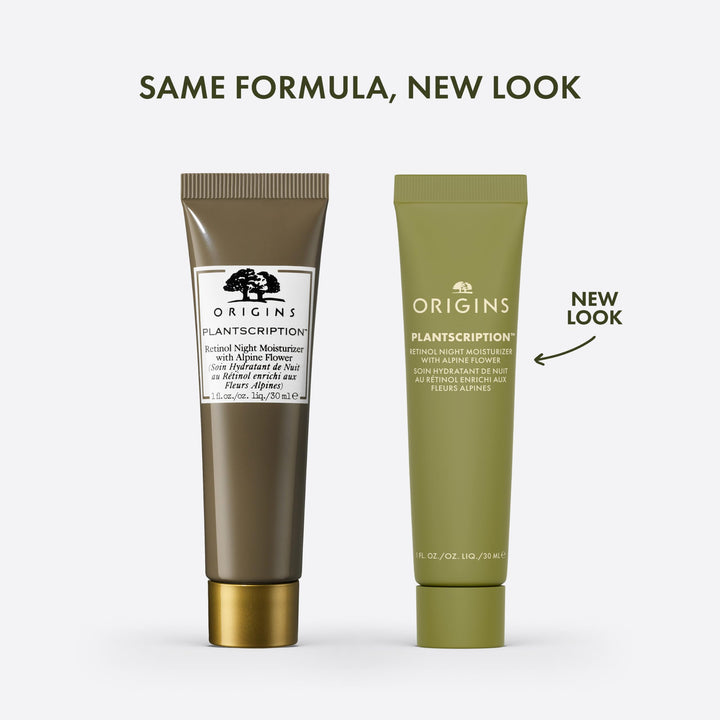 Origins Plantscription Retinol Night Moisturizer | Visibly Diminishes Lines, Pores & Uneven Skin Tone | With Peptide & Retinol, 1 Fl Oz